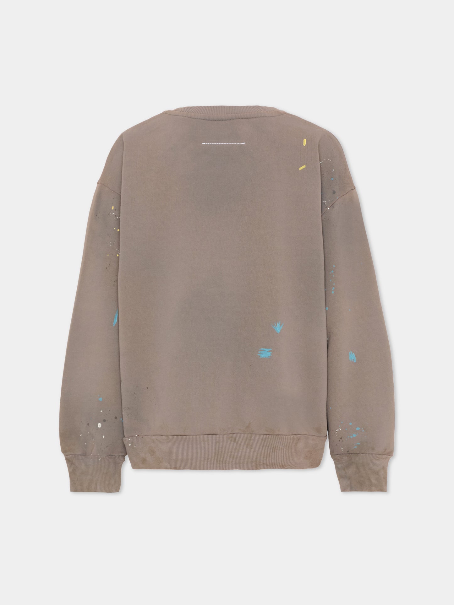 Felpa multicolor per bambini con schizzi,Mm6 Maison Margiela,M61006 MM07K M6908