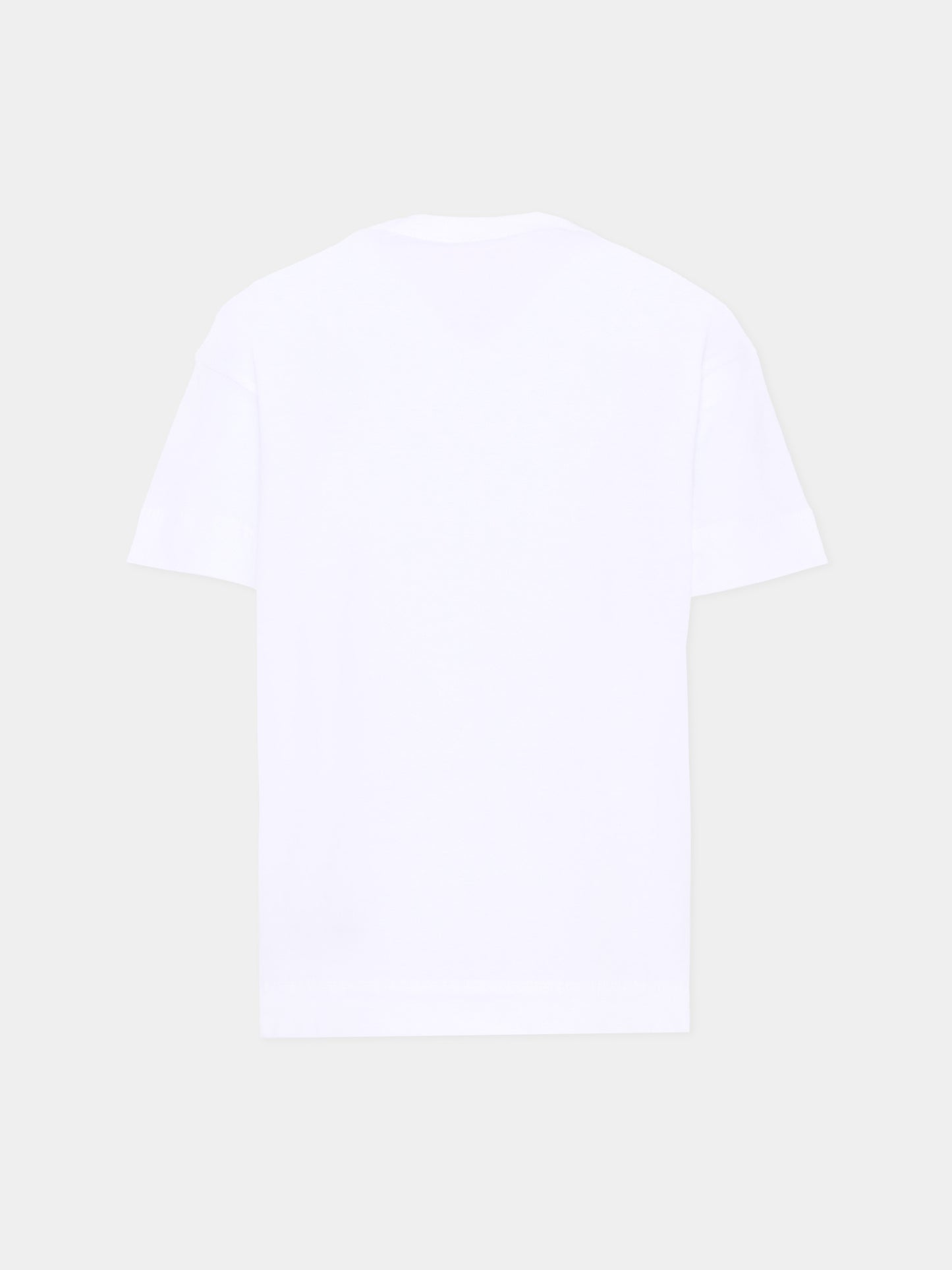 T-Shirt bianca per bambini con logo,Marni Kids,M01415 M00RF 0M100