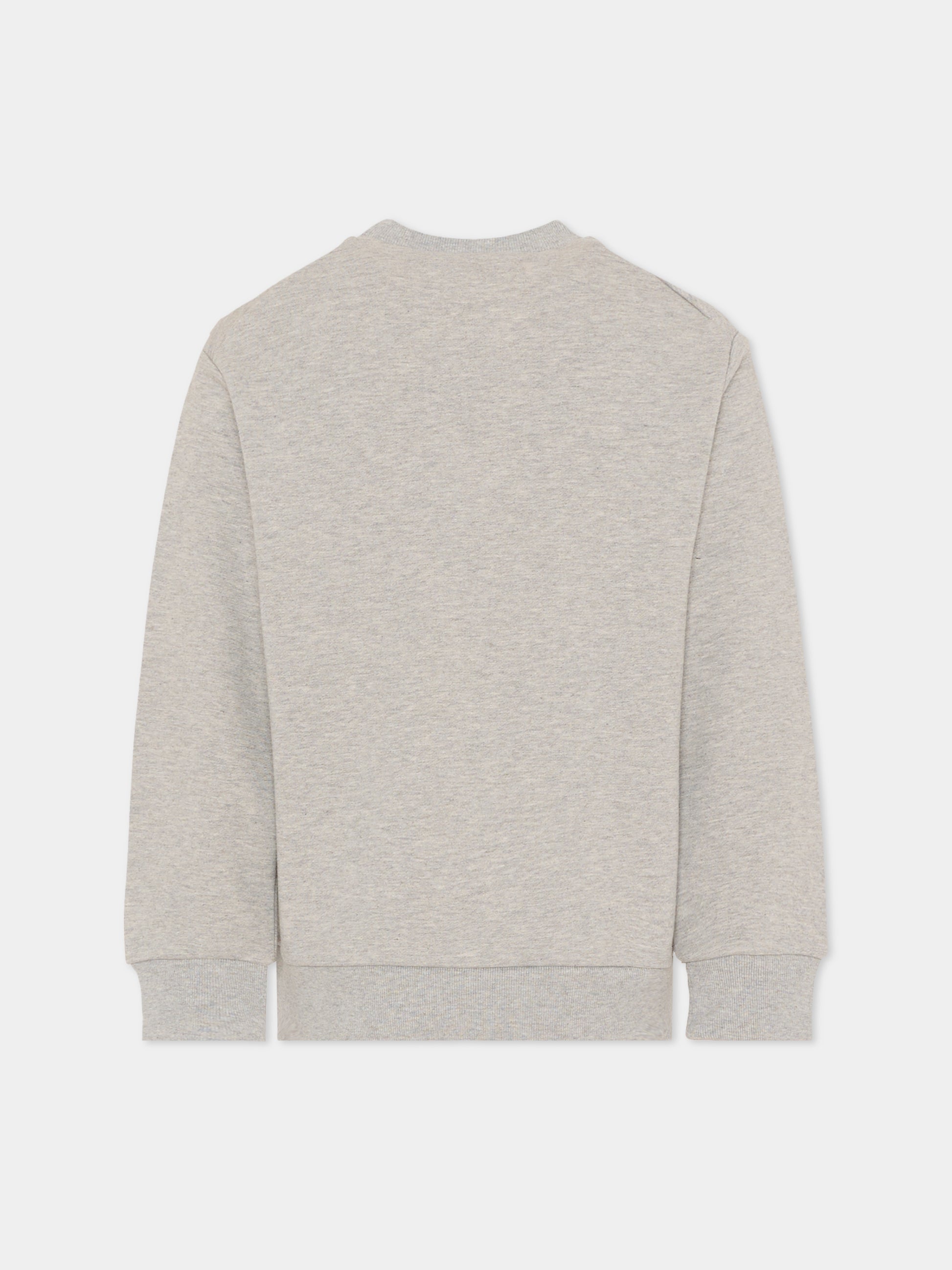 Felpa grigia per bambini con logo,Marni Kids,M01612 M00V0 0M903