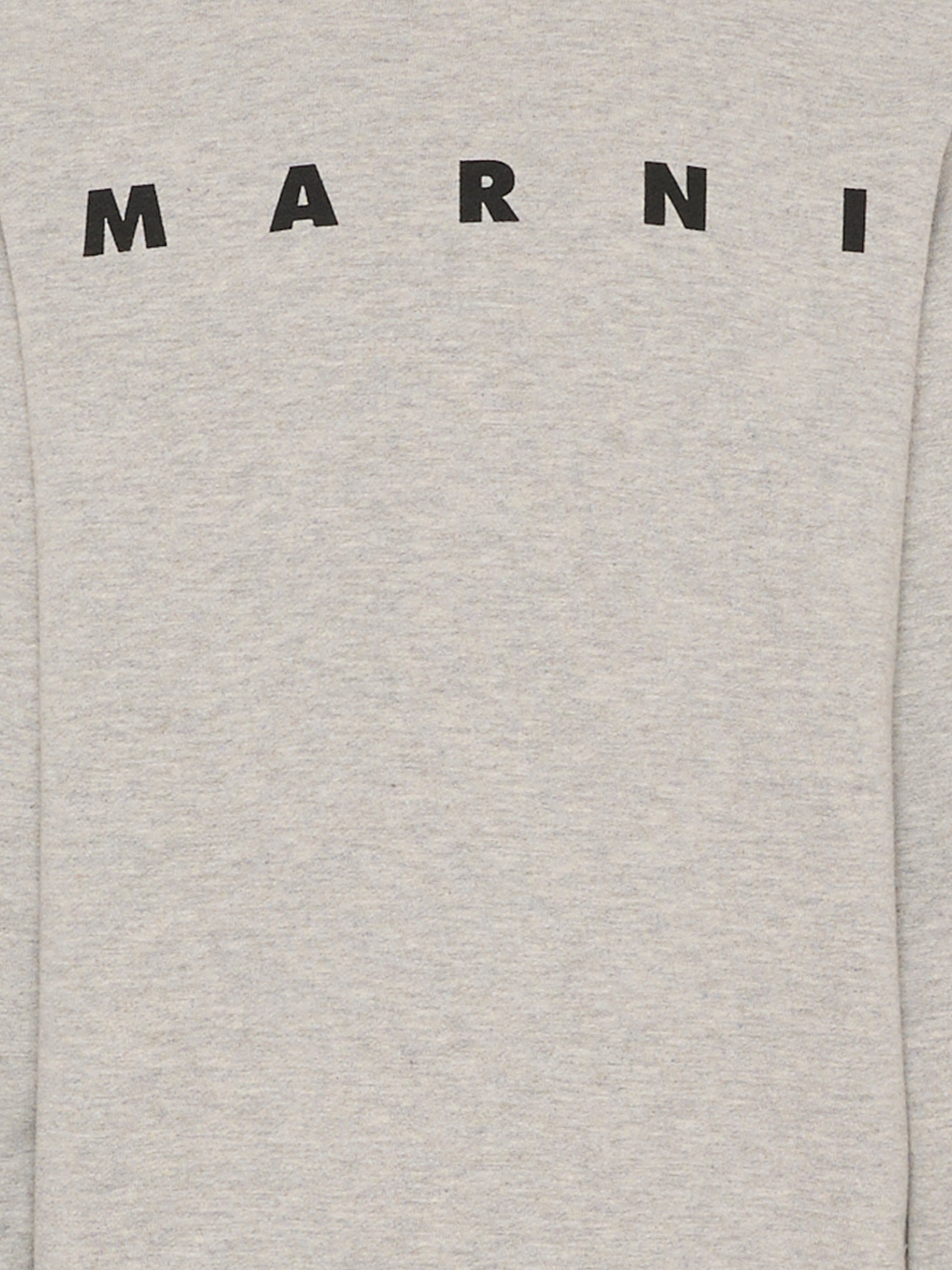 Felpa grigia per bambini con logo,Marni Kids,M01612 M00V0 0M903
