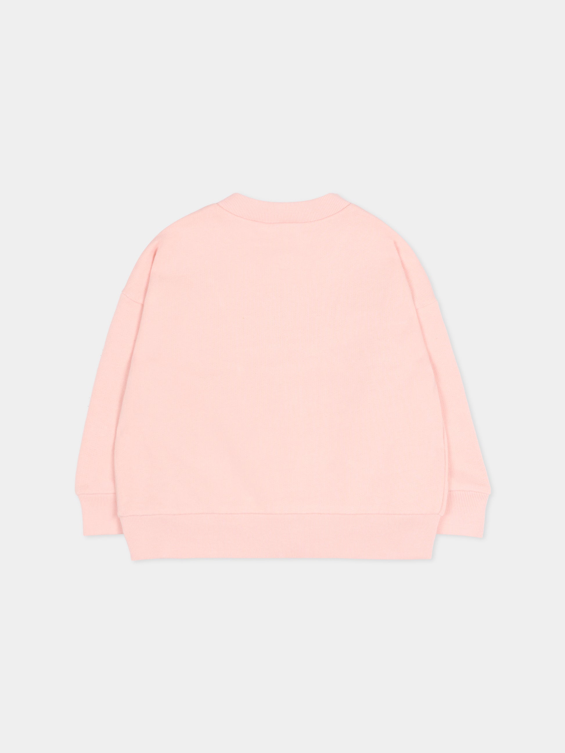 Felpa rosa per neonata con fiori,Marni Kids,M01636 M00SH 0M351