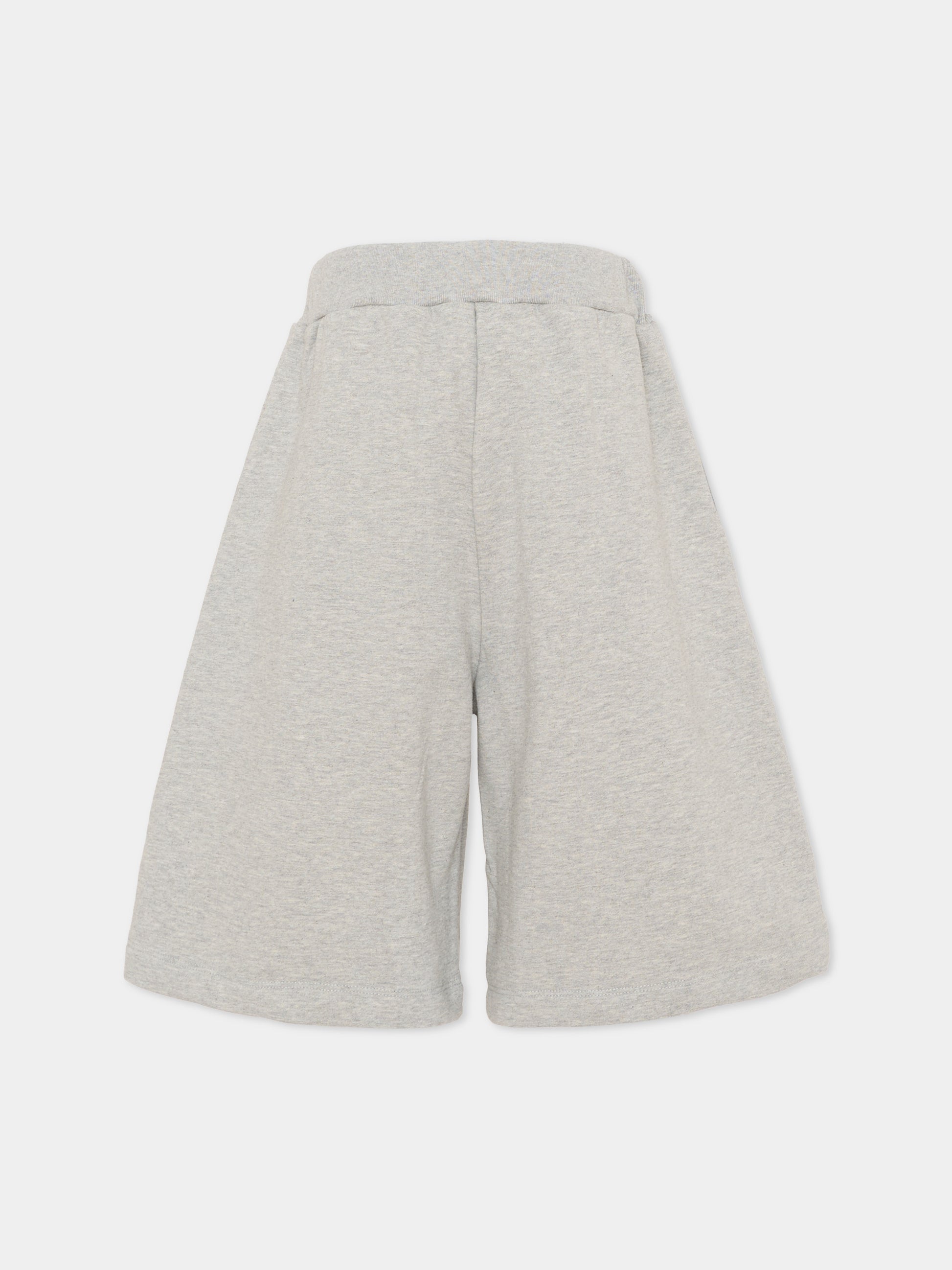 Shorts grigi per bambini con logo,Marni Kids,M01823 M00V0 0M903