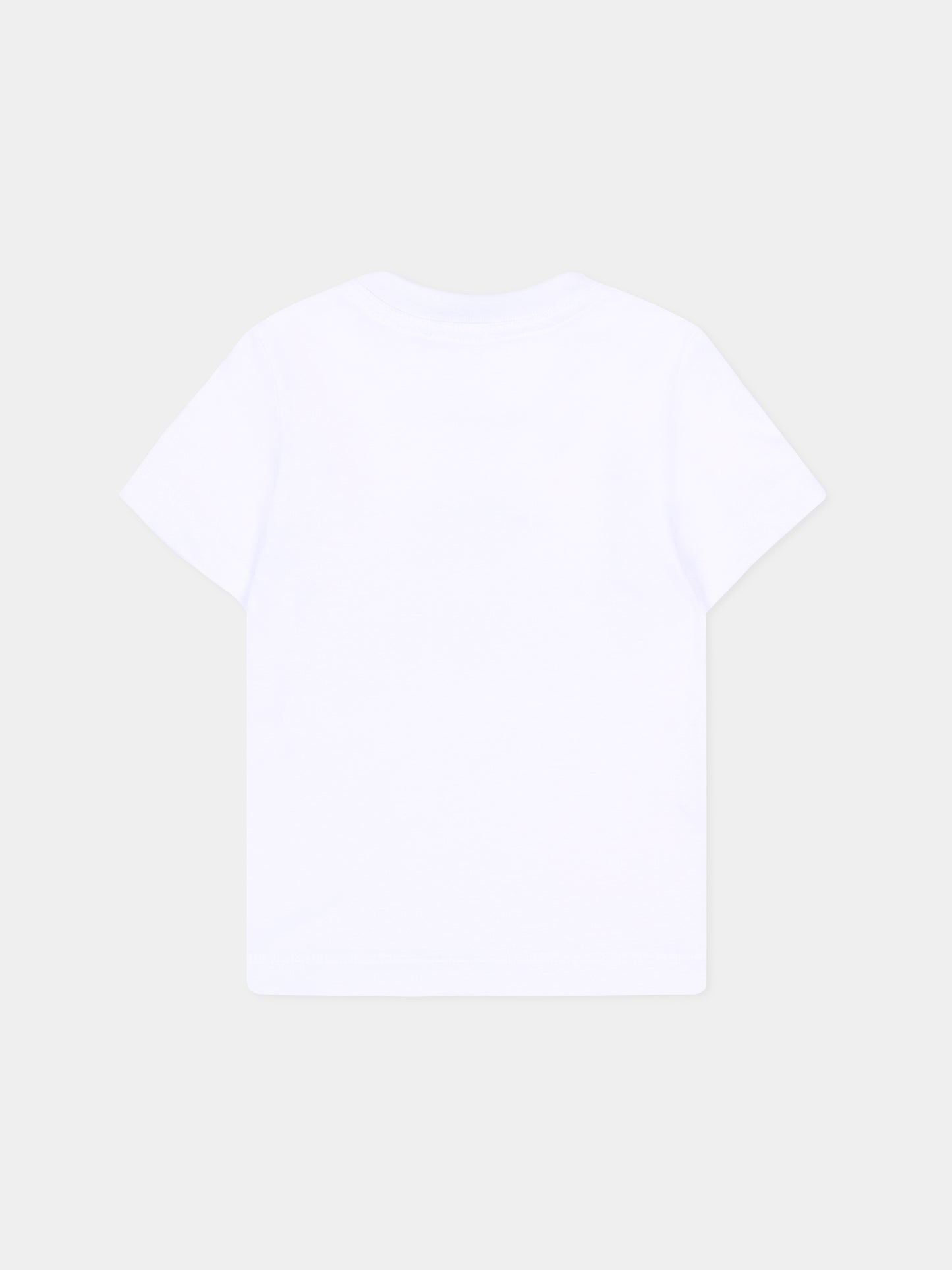 T-shirt bianca per neonato con logo,Dsquared2,DQ2853 D004G DQ100