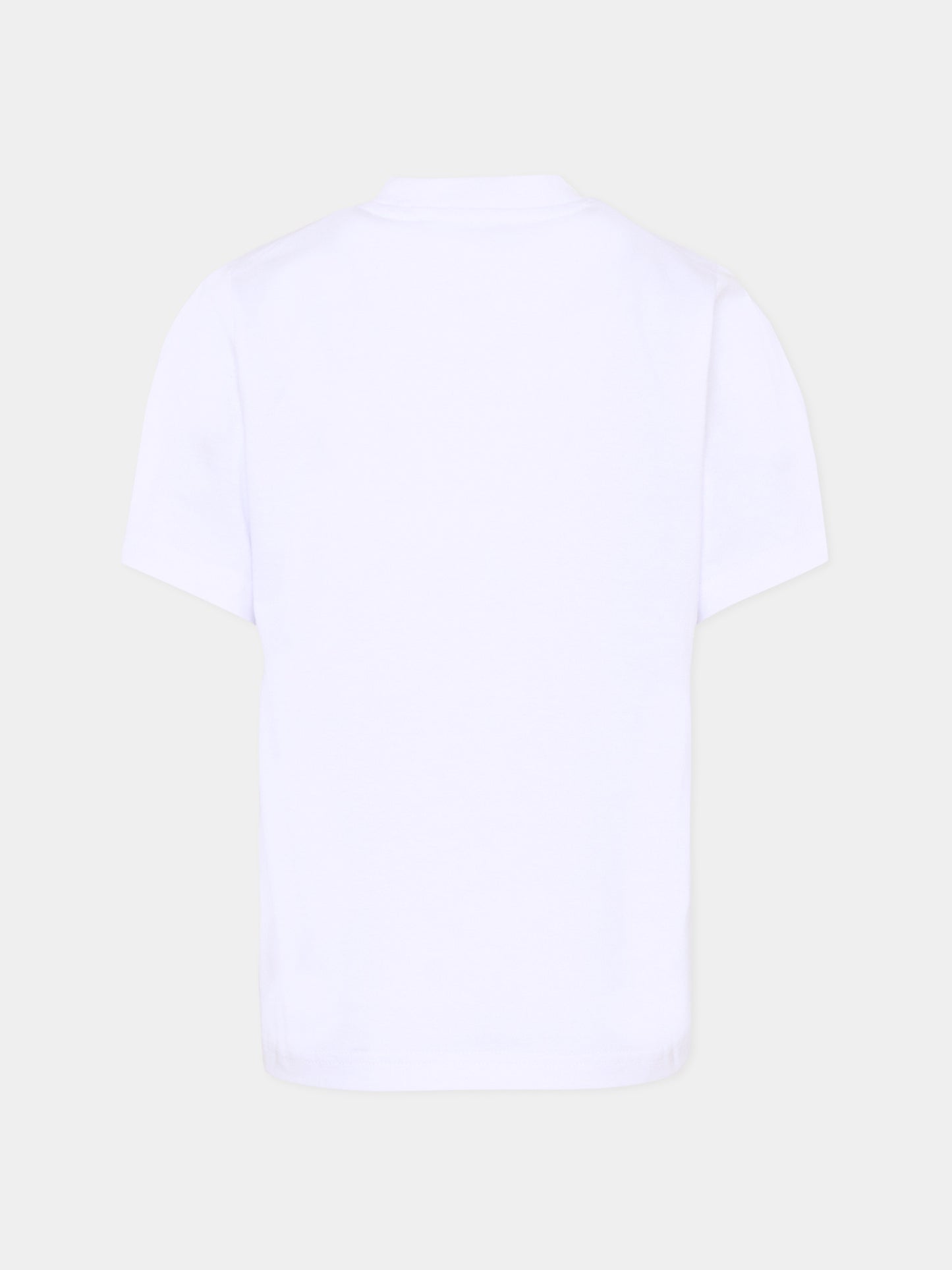 T-shirt bianca per bambino con logo,Dsquared2,DQ3162 D004G DQ100