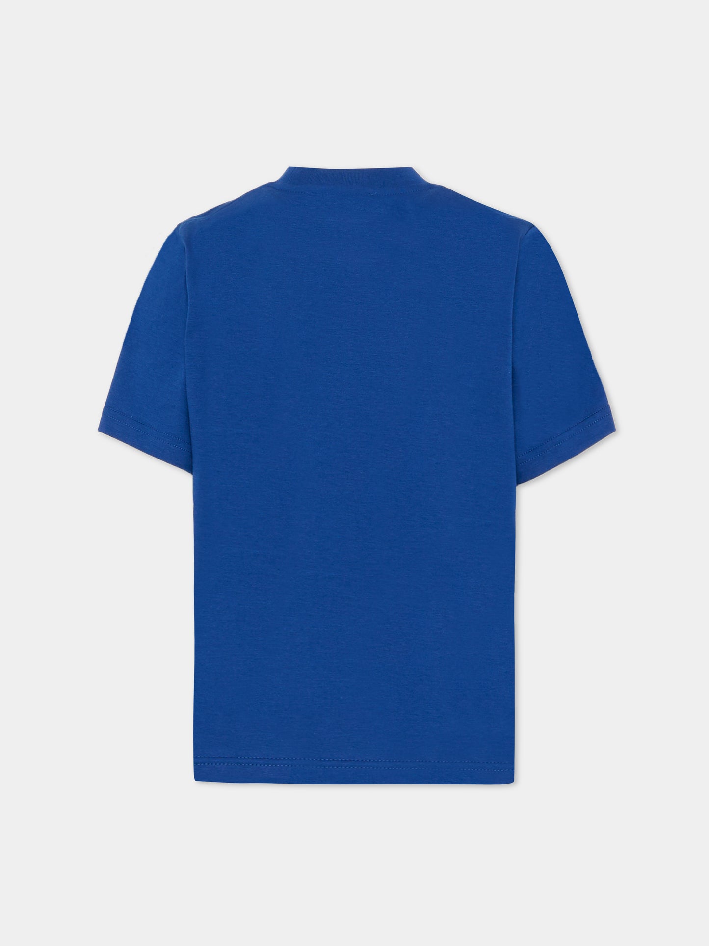T-shirt blu per bambino con logo,Dsquared2,DQ3162 D004G DQ865