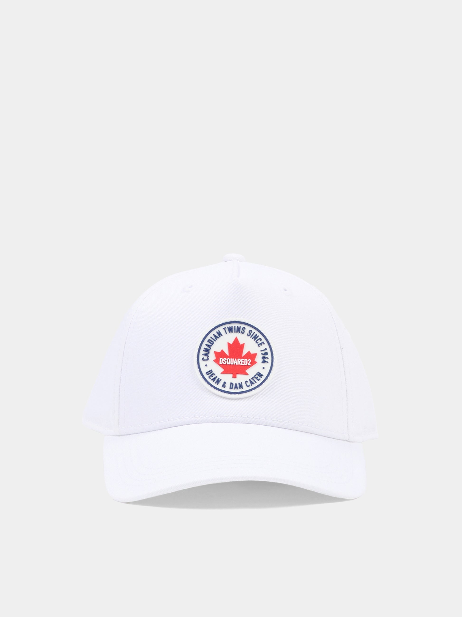 Cappello bianco per bambino con logo,Dsquared2,DQ3253 D00YT DQ100