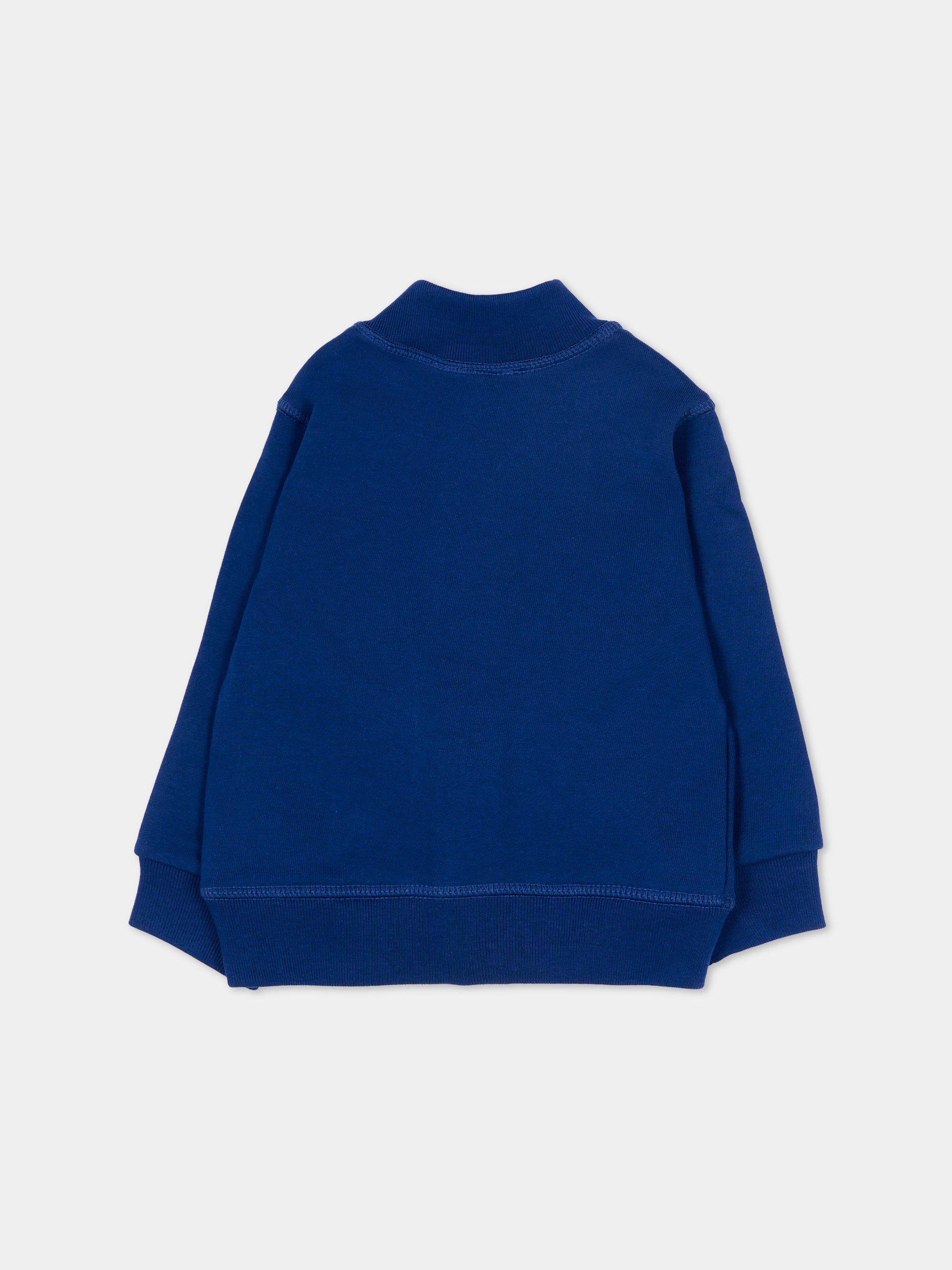 Felpa blu per neonato con patch logo,Dsquared2,DQ3271 D0094 DQ865