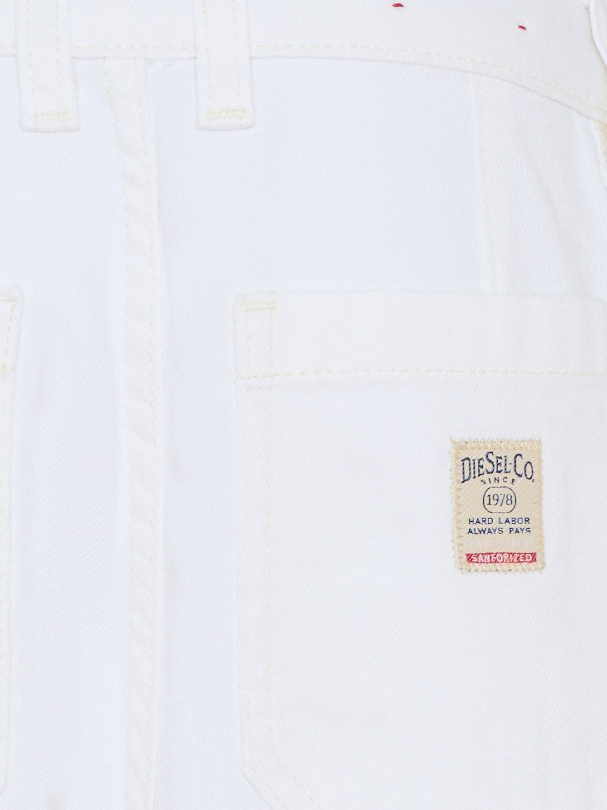 Jeans bianchi per bambino con logo,Diesel,J02361 KXBRZ K141