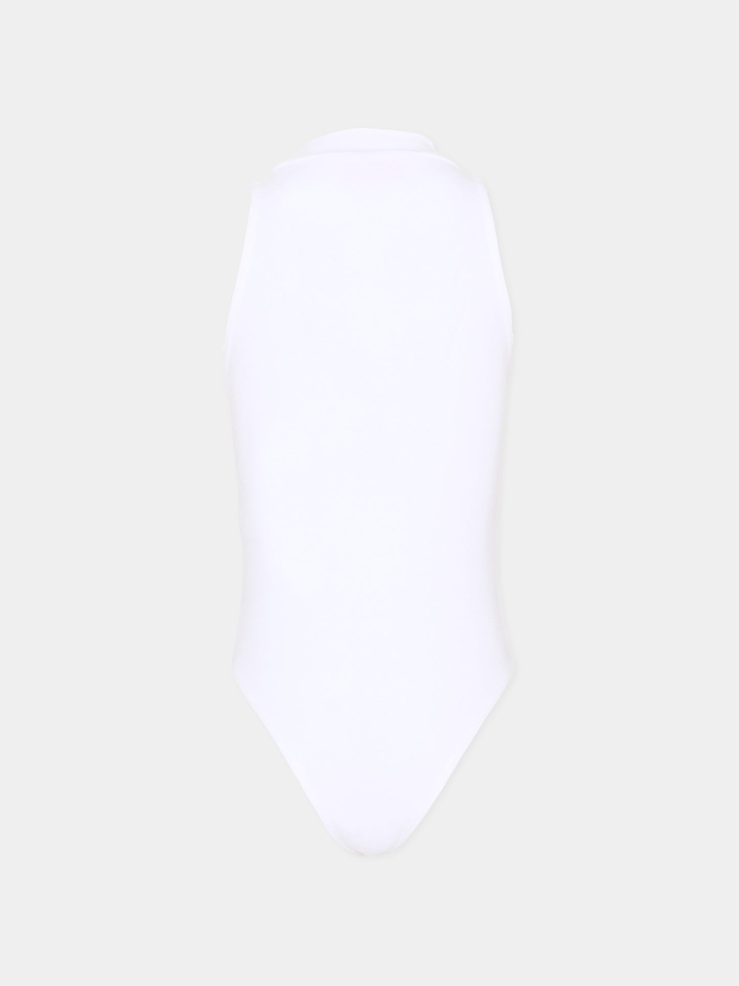 Top bianco per bambina con logo ricamato,Diesel,J02577 KYA0L K100