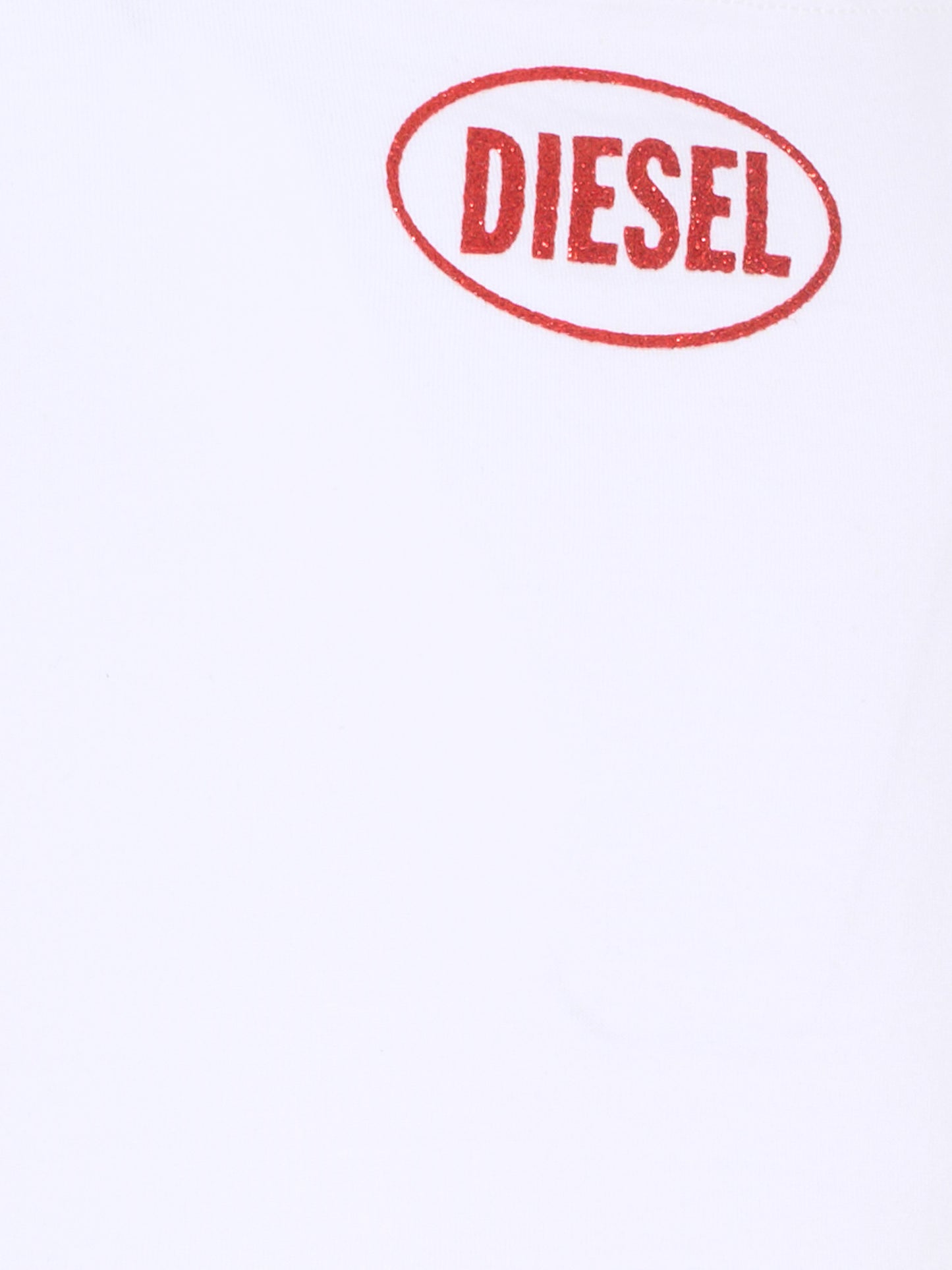 Top bianco per bambina con logo,Diesel,J02584 0GRAI K100