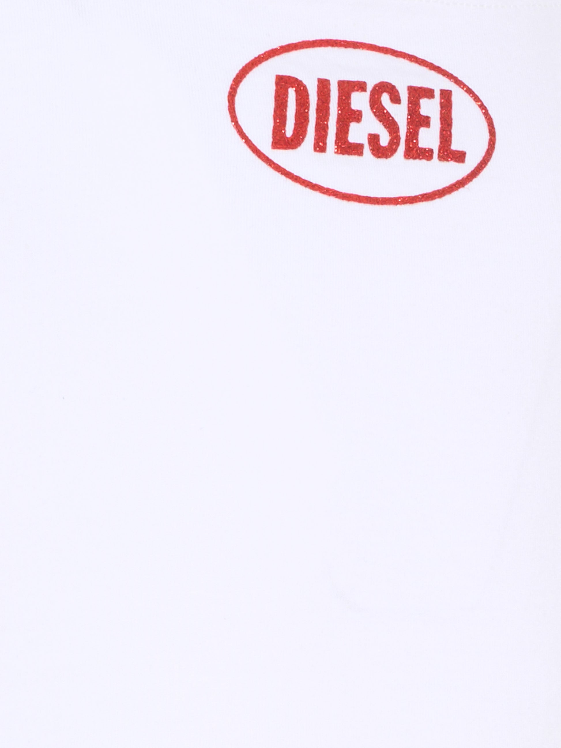 Top bianco per bambina con logo,Diesel,J02584 0GRAI K100