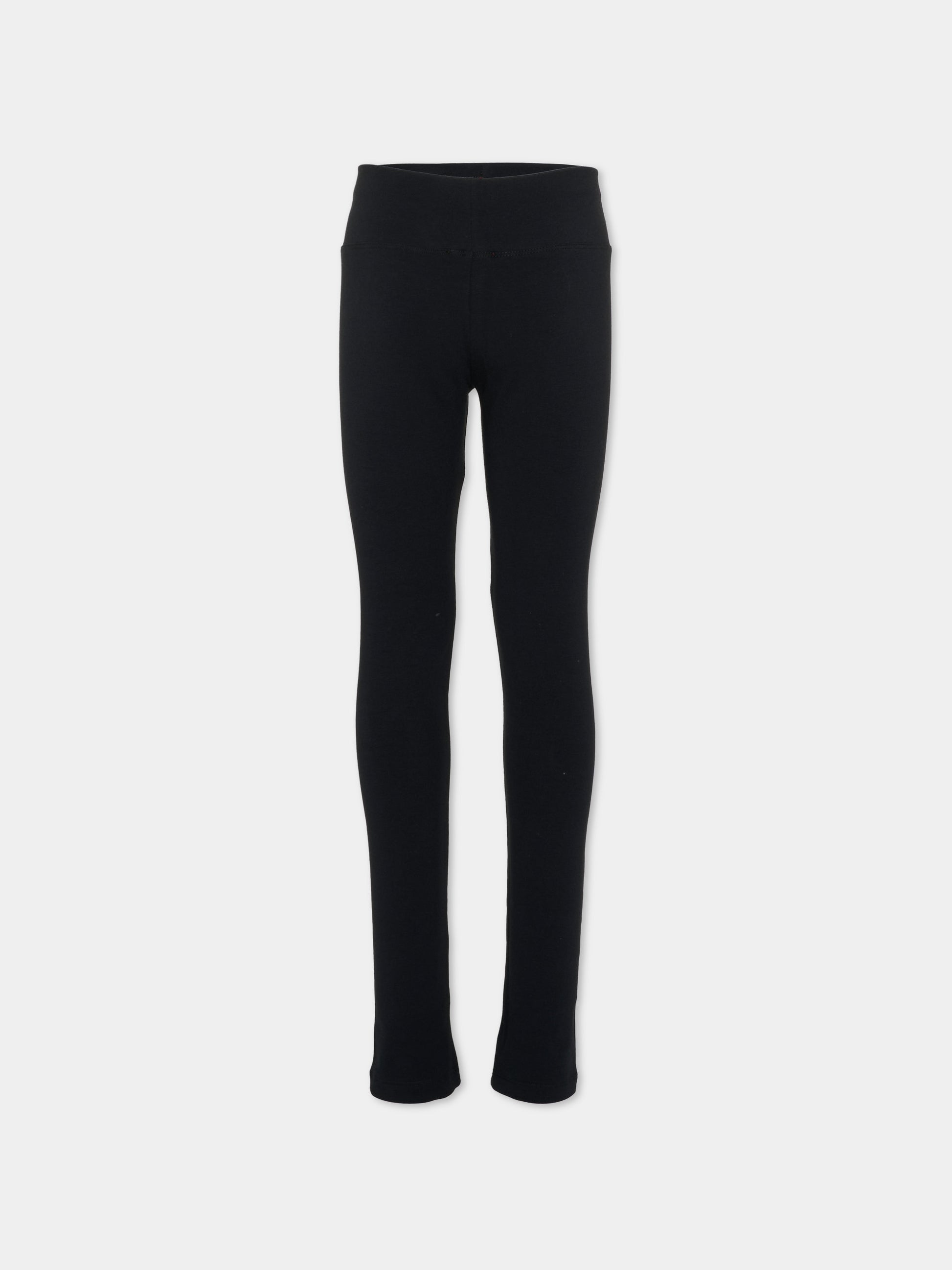 Leggings neri per bambina con logo,Diesel,J02660 KYA0L K900