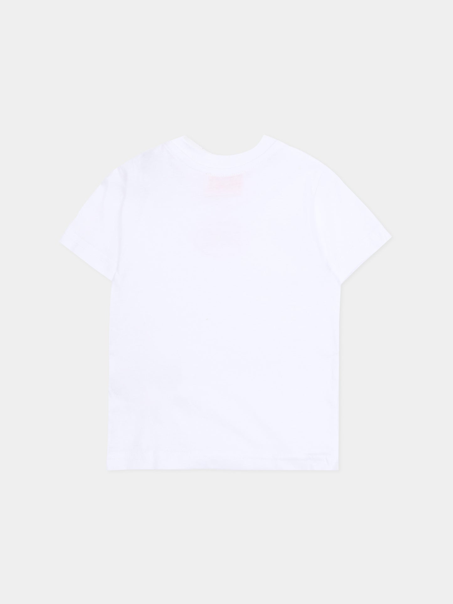 T-shirt bianca per neonati con logo,Diesel,K00764 0GRAI K100
