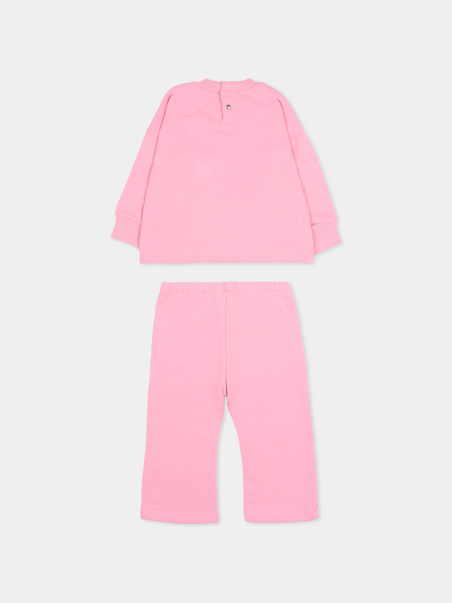 Completo rosa per neonata con logo,Diesel,K00806 KYAVF K309