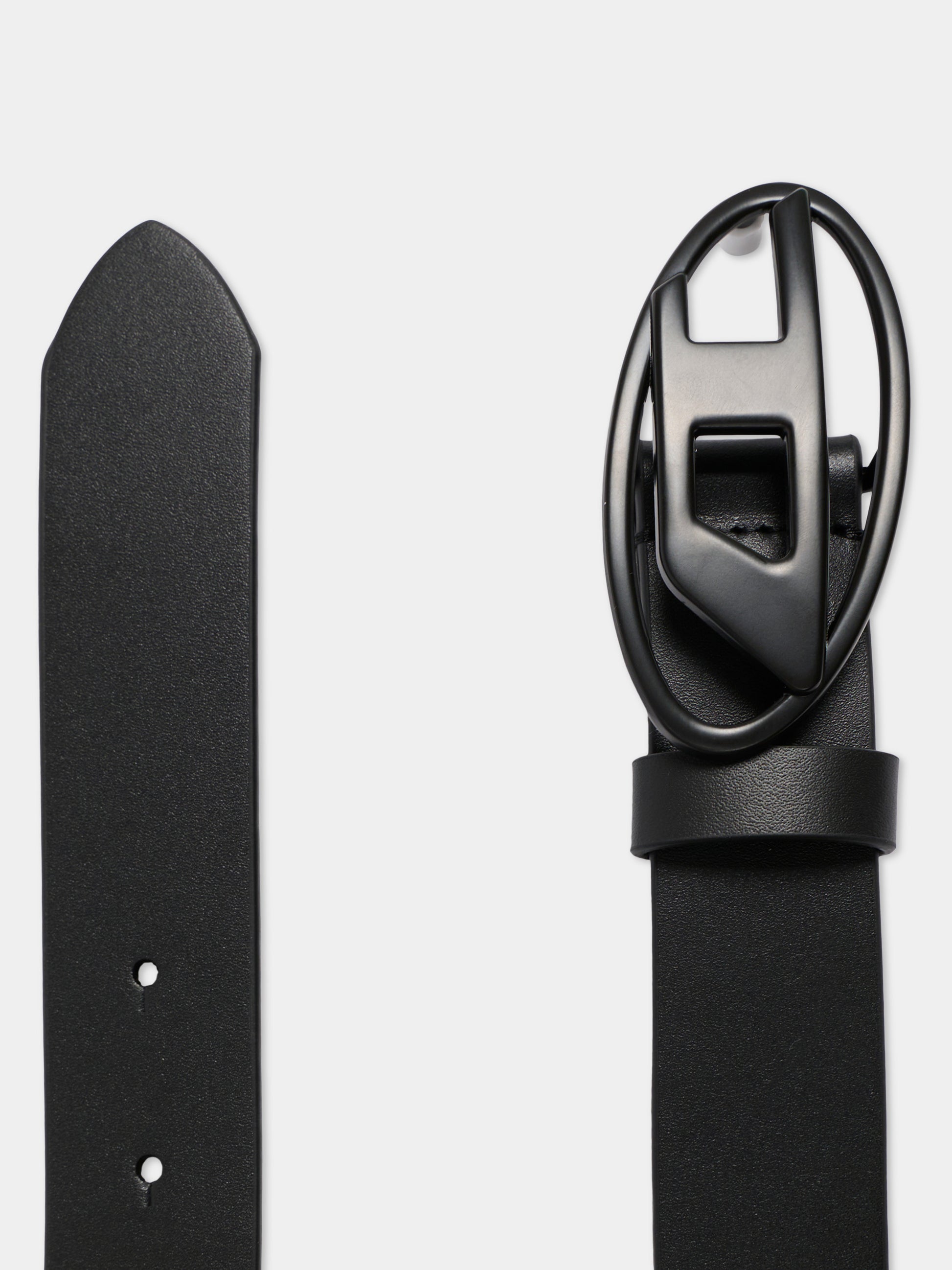 Cintura nera per bambini con logo,Diesel,J02595 KXBLR K900