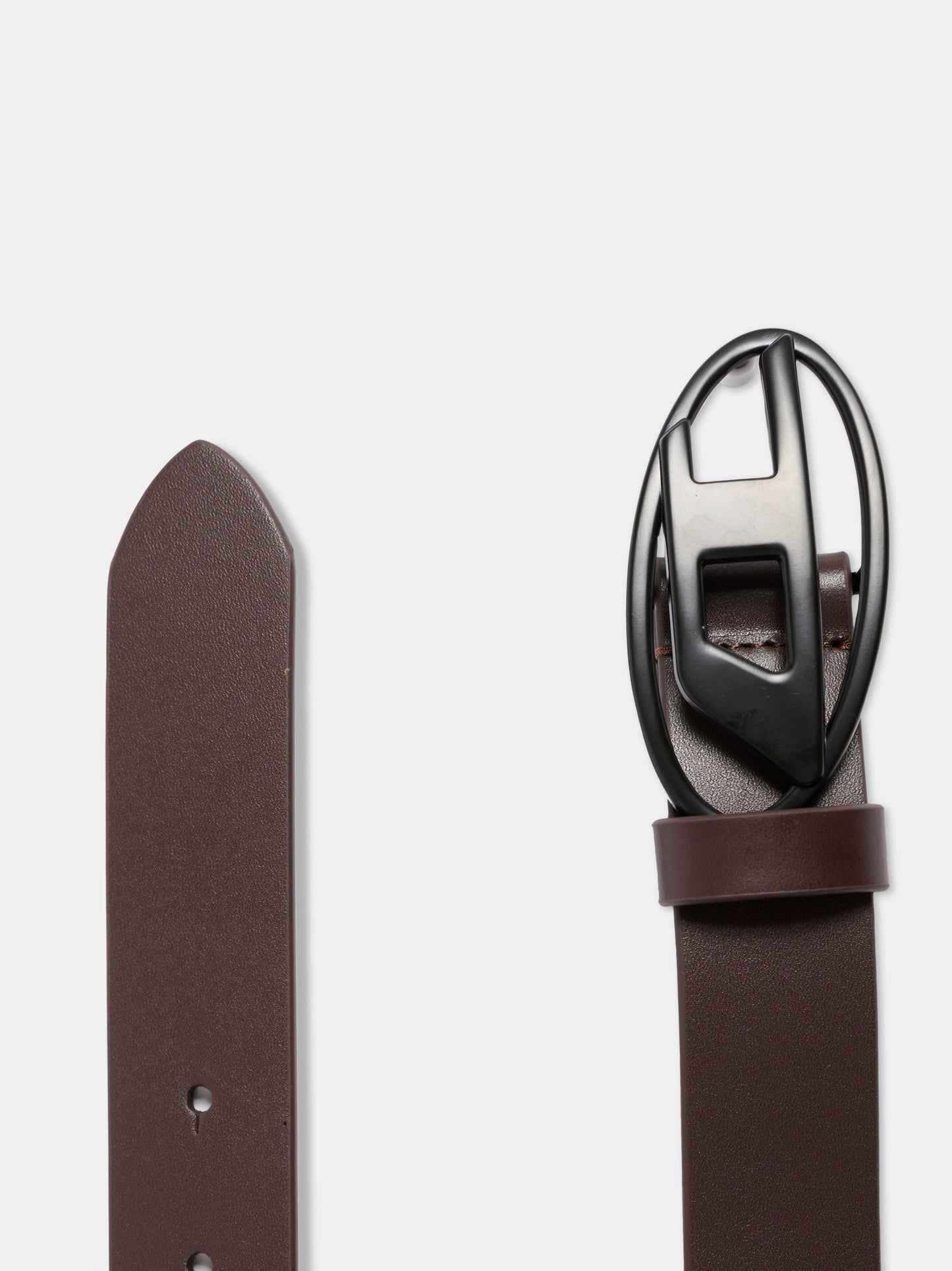 Cintura marrone per bambini con logo,Diesel,J02595 KXBLR KP48