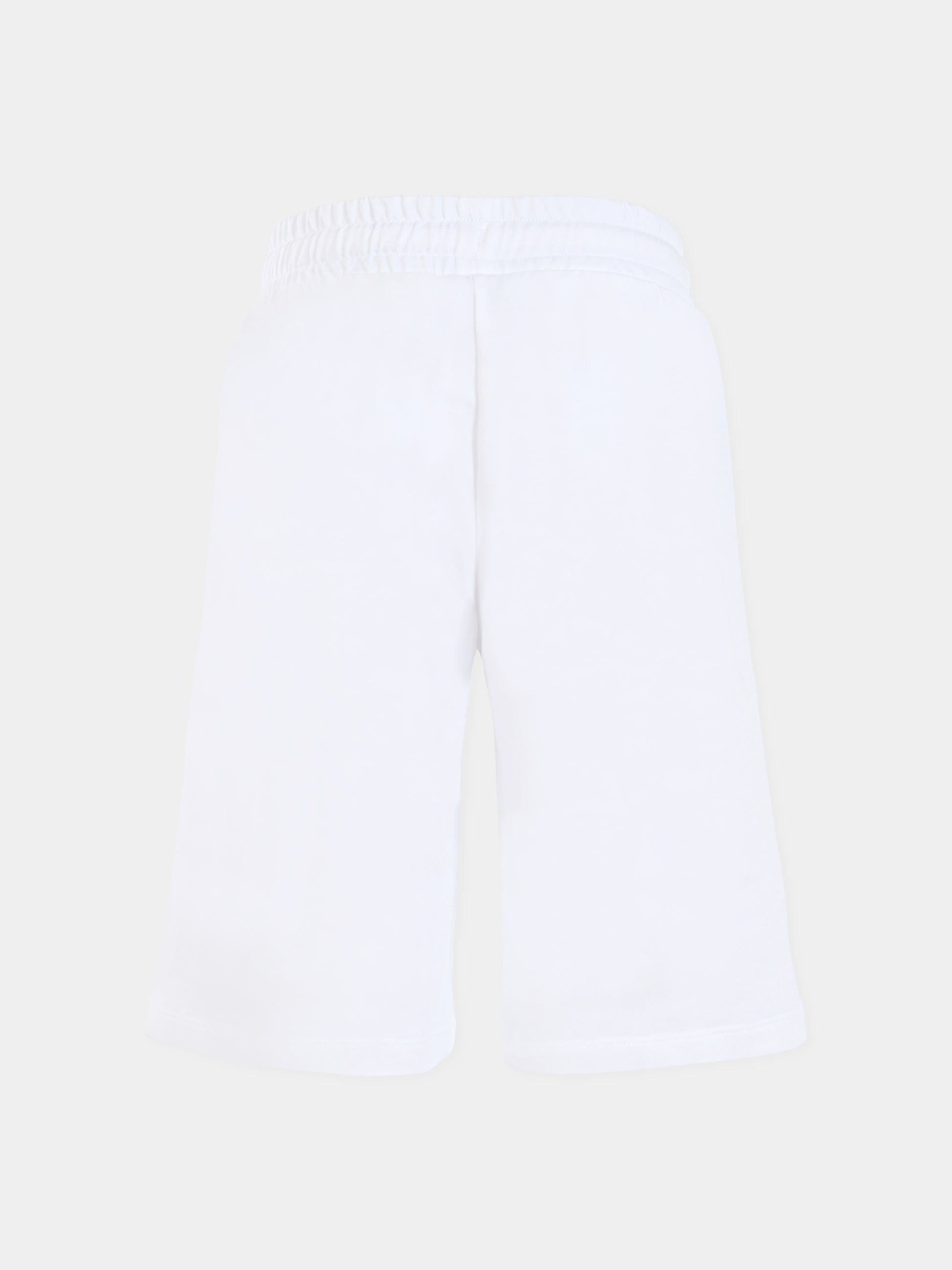 Shorts bianchi per bambino con Teddy Bear,Moschino Kids,HUQ02A LCA19 10101