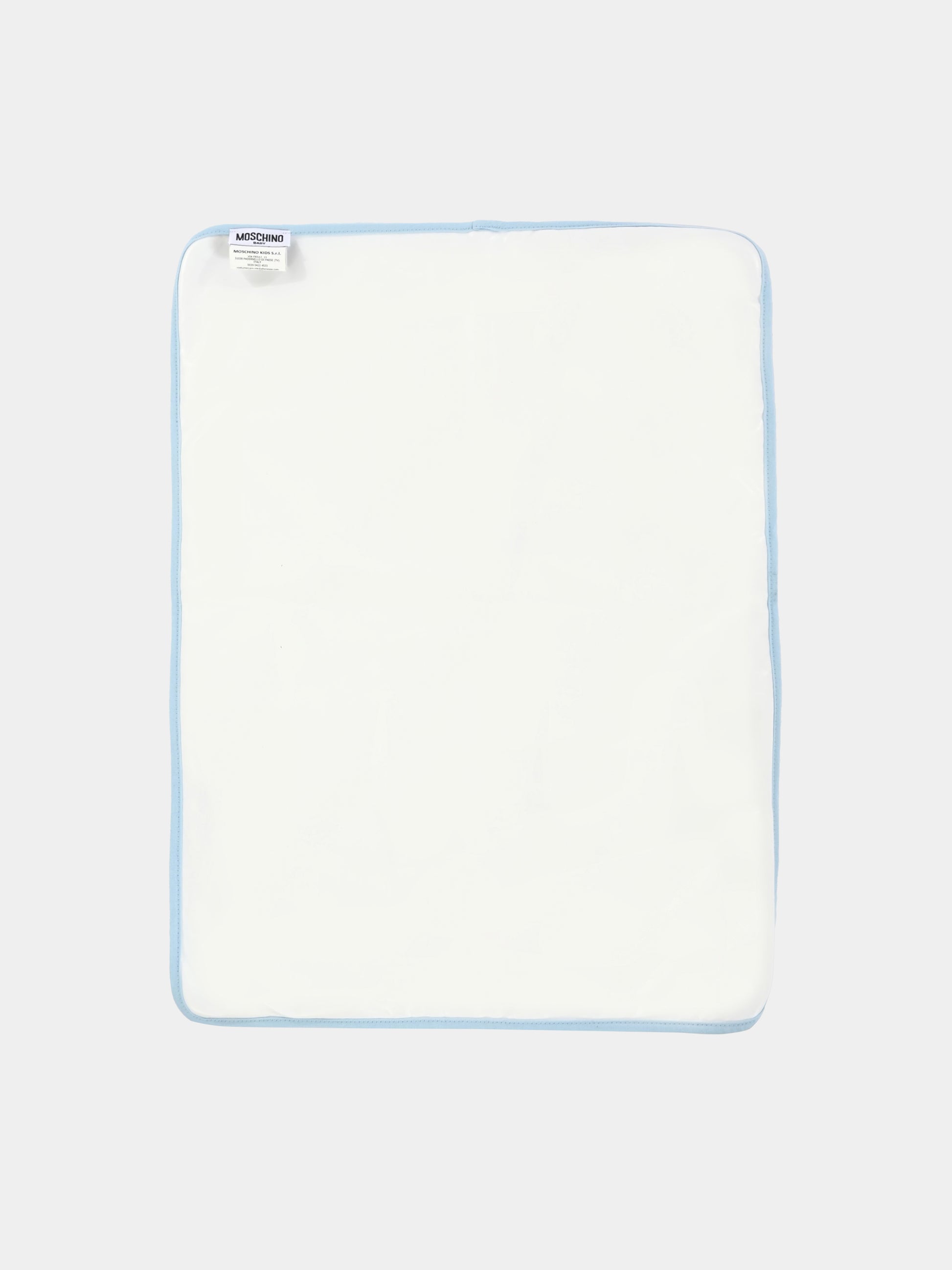 Borsa mamma celeste per neonato con Teddy Bear,Moschino Kids,MUX059 LYE01 84325