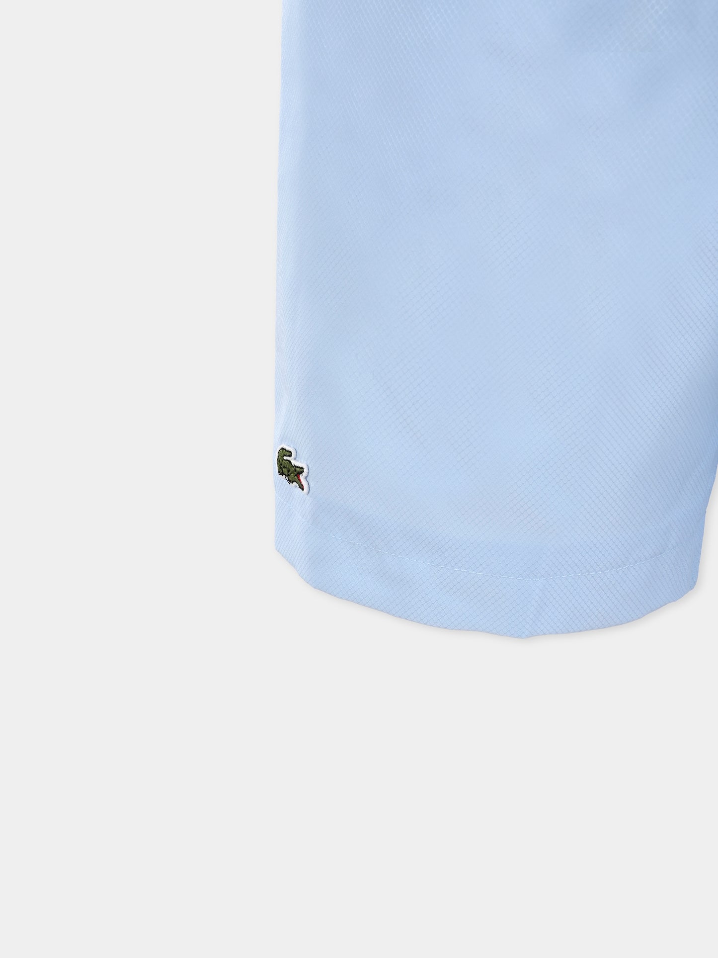 Shorts celesti per bambino con coccodrillo,Lacoste,GJ9820 T01