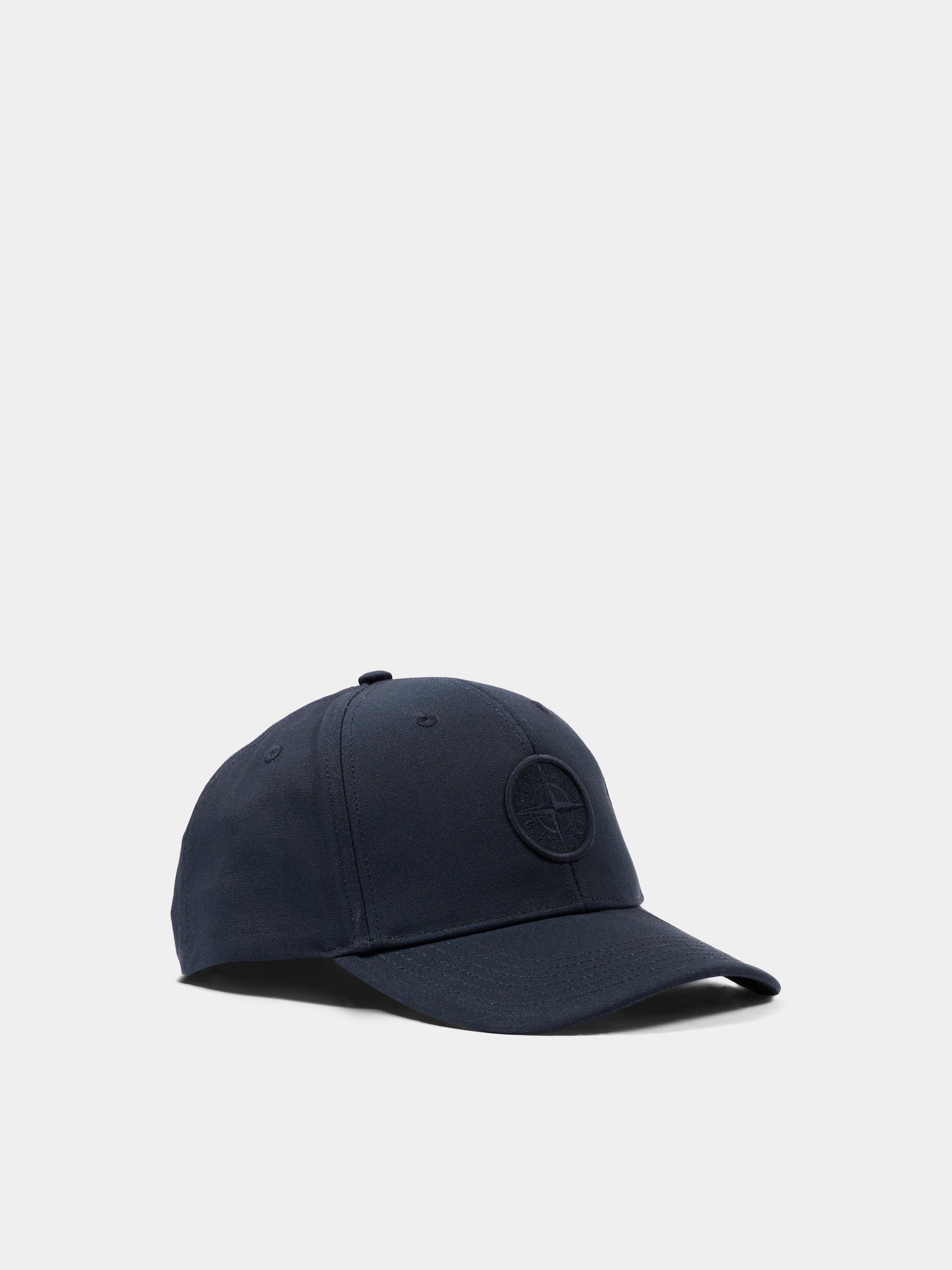 Cappello con visiera blu per bambini con logo,Stone Island Junior,L1S16 9100001 S0248 - V0020