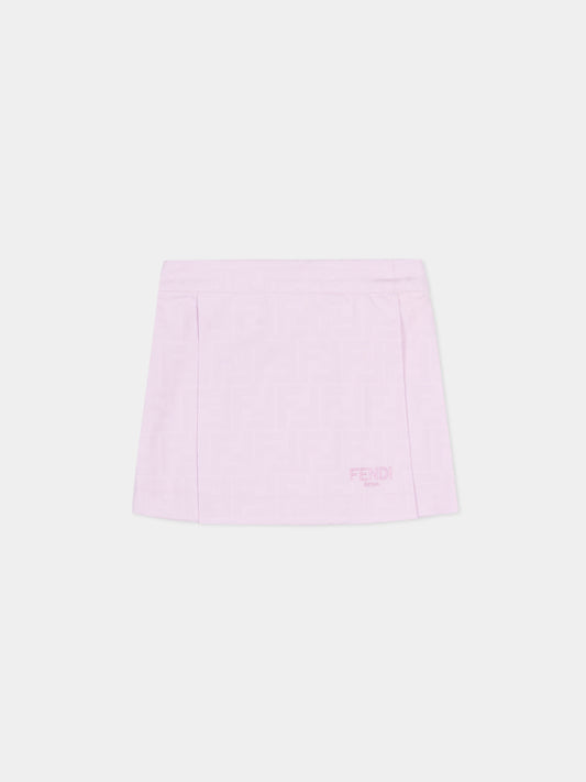 Gonna lilla per neonata con FF,Fendi Kids,BFE054 AS64 F0F5U