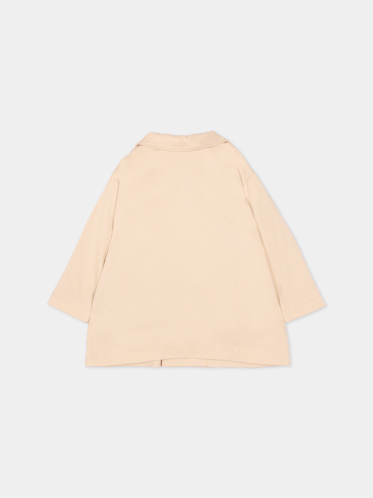 Trench beige per neonati con Fendi Bear,Fendi Kids,BUA117 AS5Y F1P2N