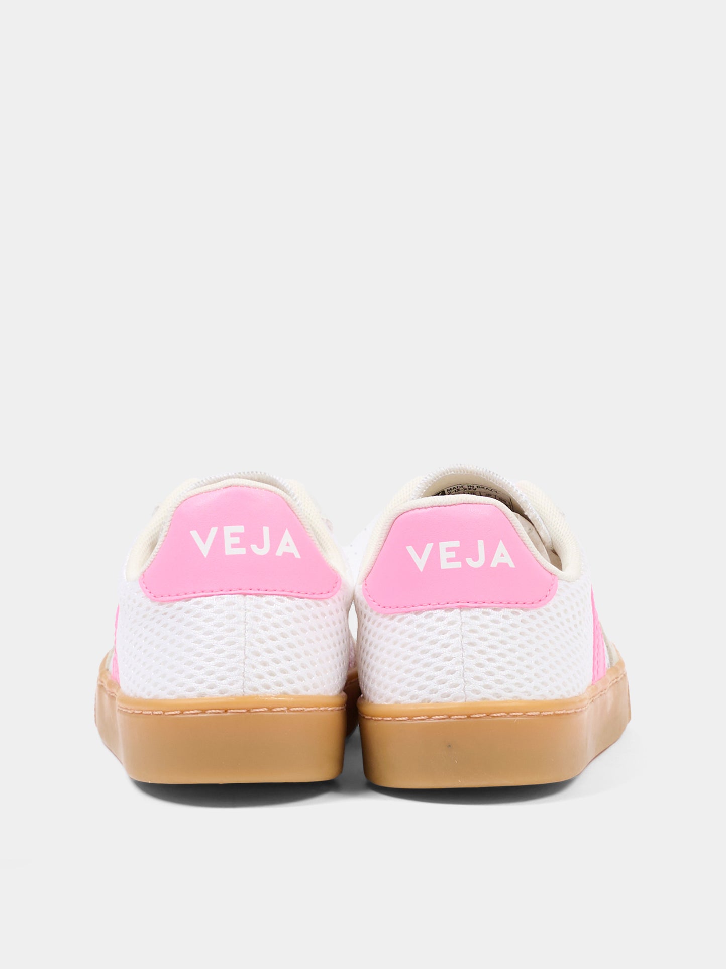 Sneakers basse bianche per bambina con logo,Veja,SY2221523C