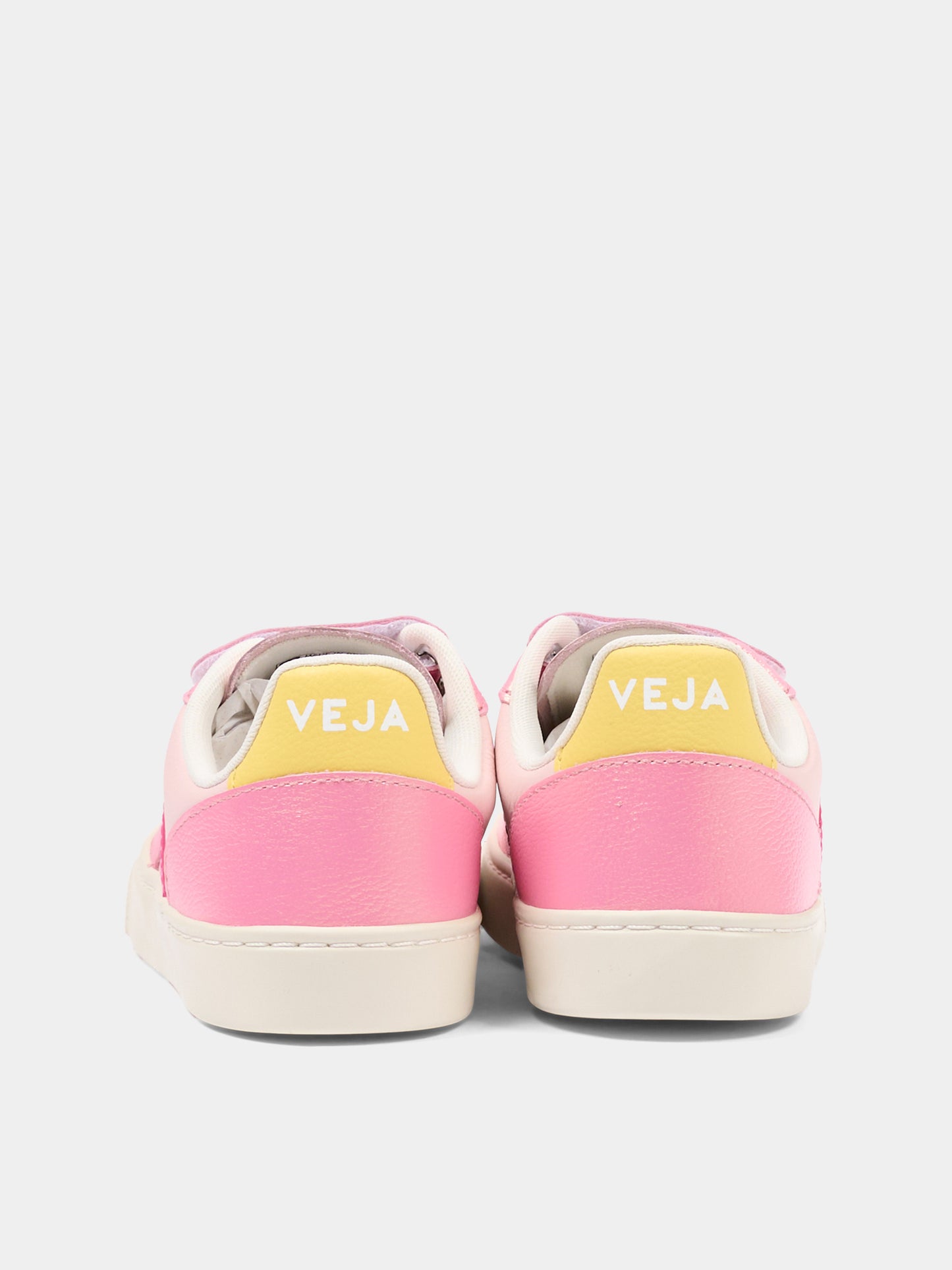 Sneakers basse rosa per bambina con logo,Veja,CV0521502C
