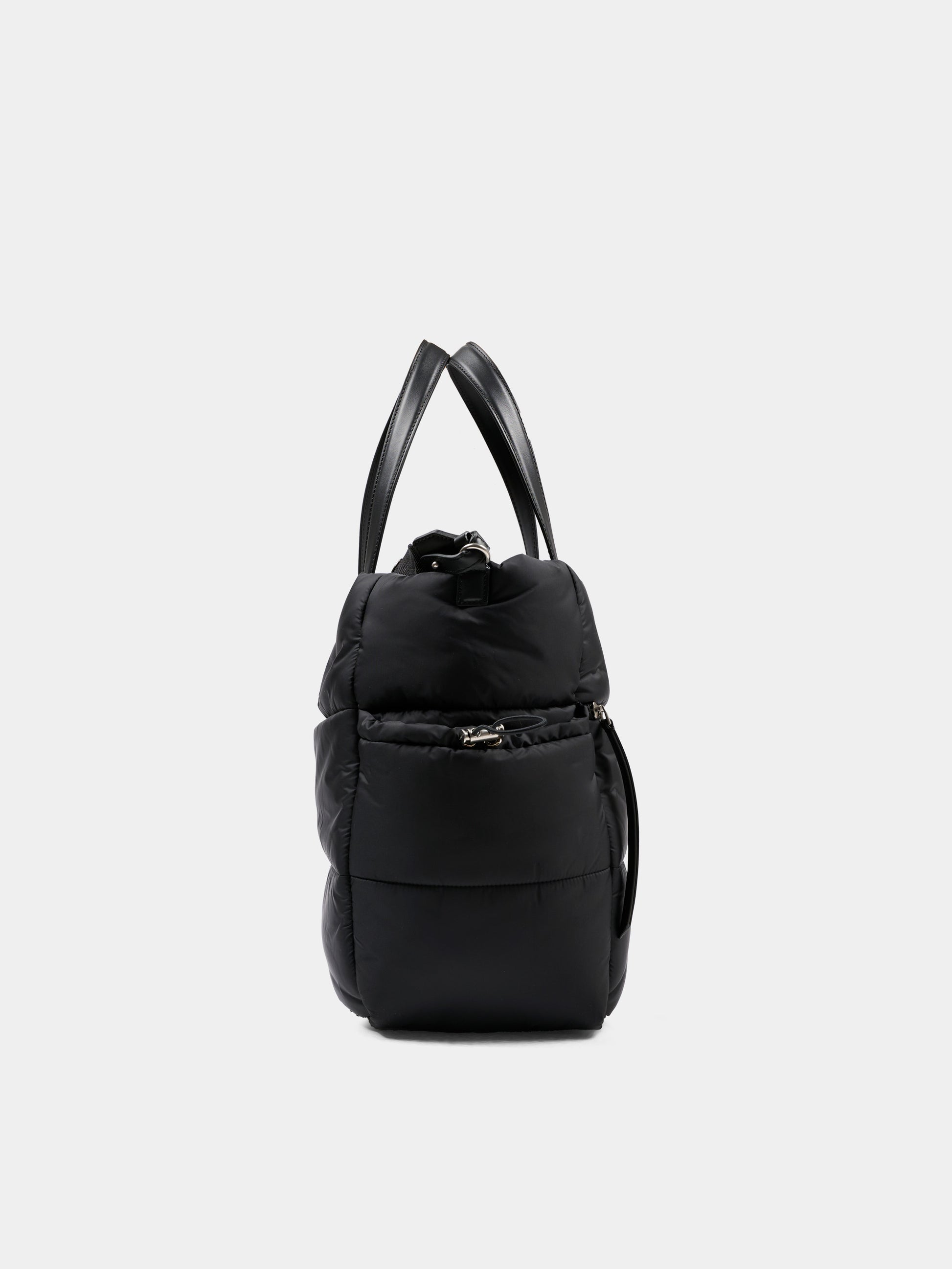 Borsa mamma nera per neonati con logo,Moncler Kids,L1951 5D00001 M6811 999