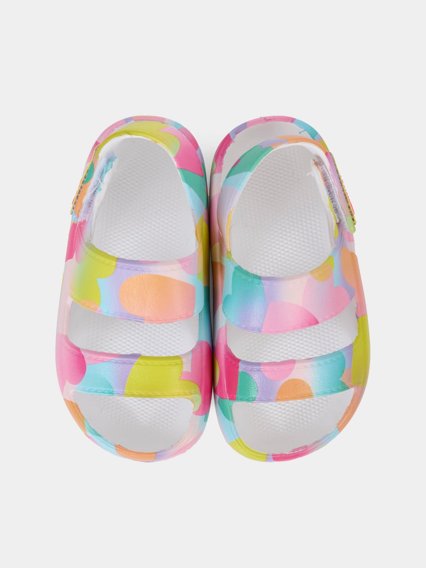 Sandali multicolor per bambina con cuori,Billieblush,U20692 47A