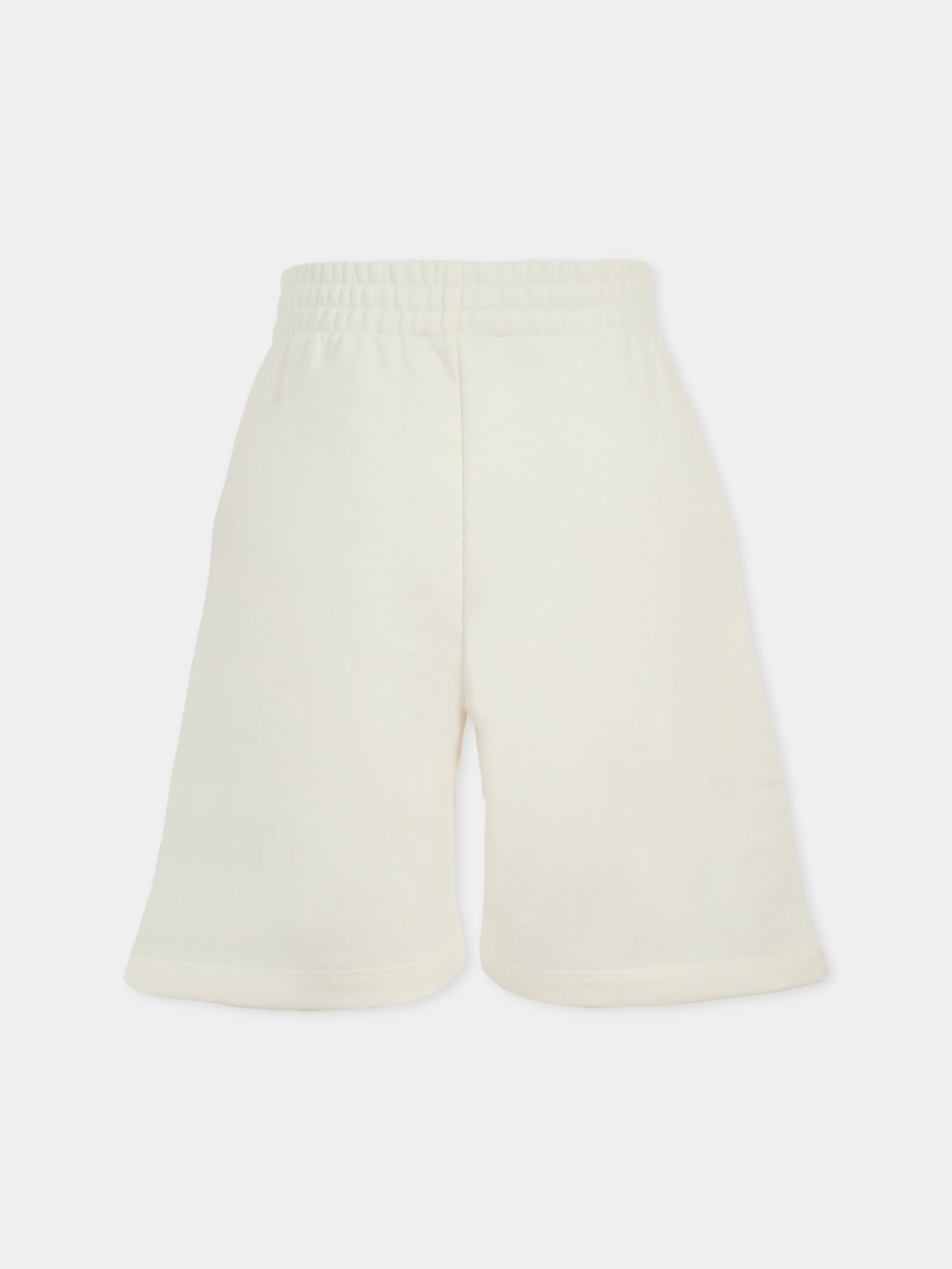 Shorts avorio per bambino con logo,Kenzo Kids,K61181 117