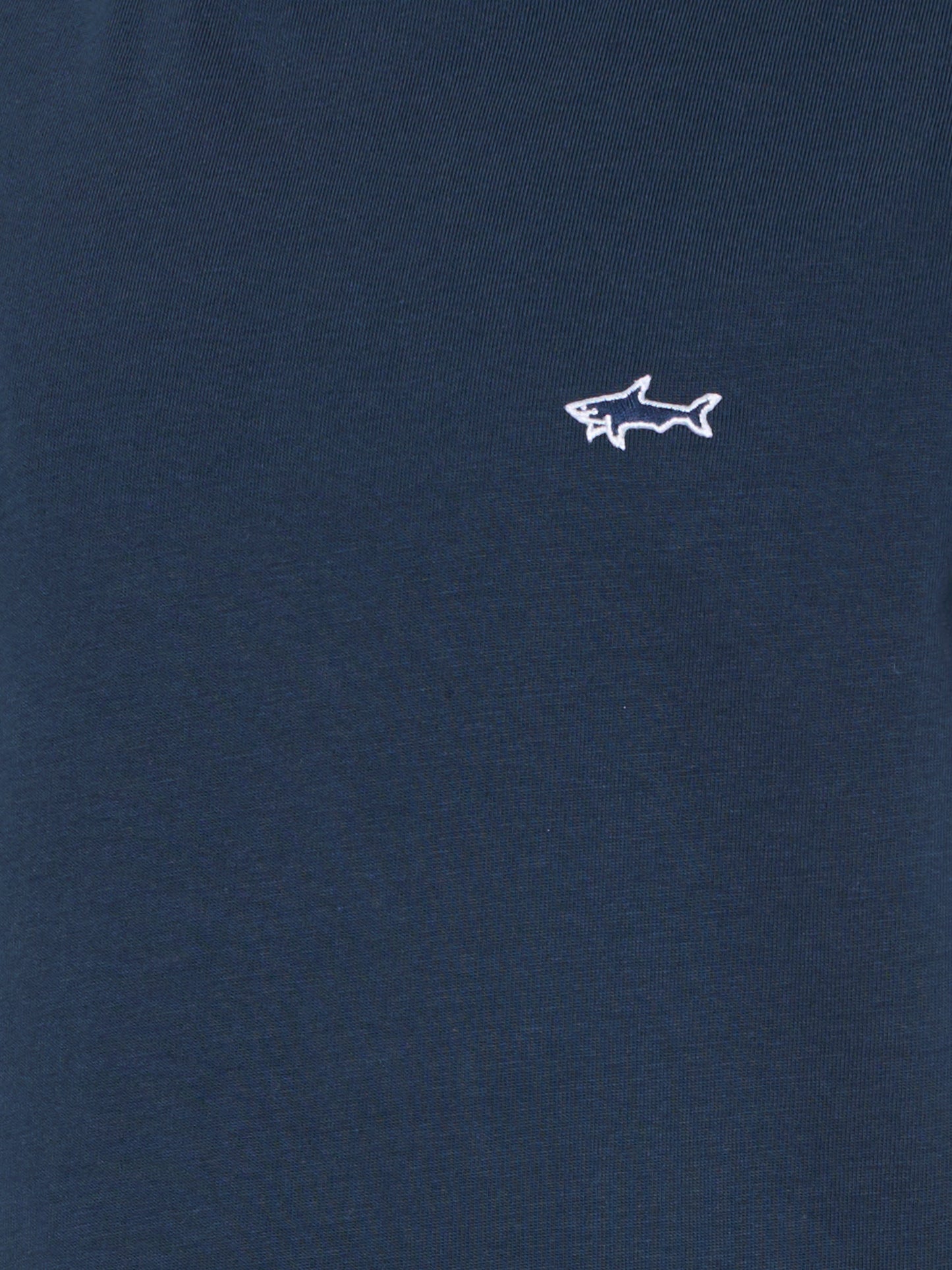 T-Shirt blu per bambino con ricamo,Paul & Shark Junior,WUM004 LAA54 42370