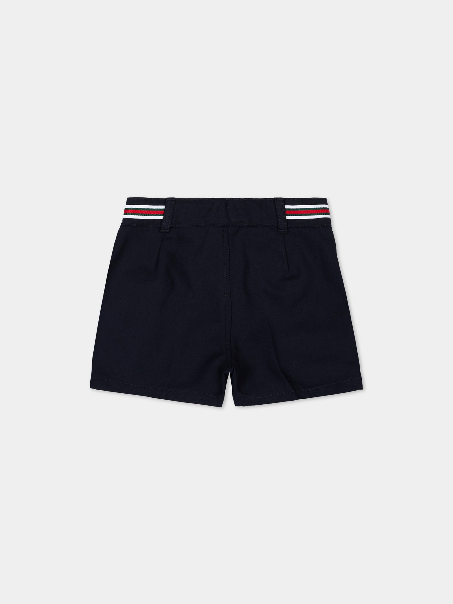 Shorts blu eleganti per neonato,Gucci Kids,854113 XWA7E 4330