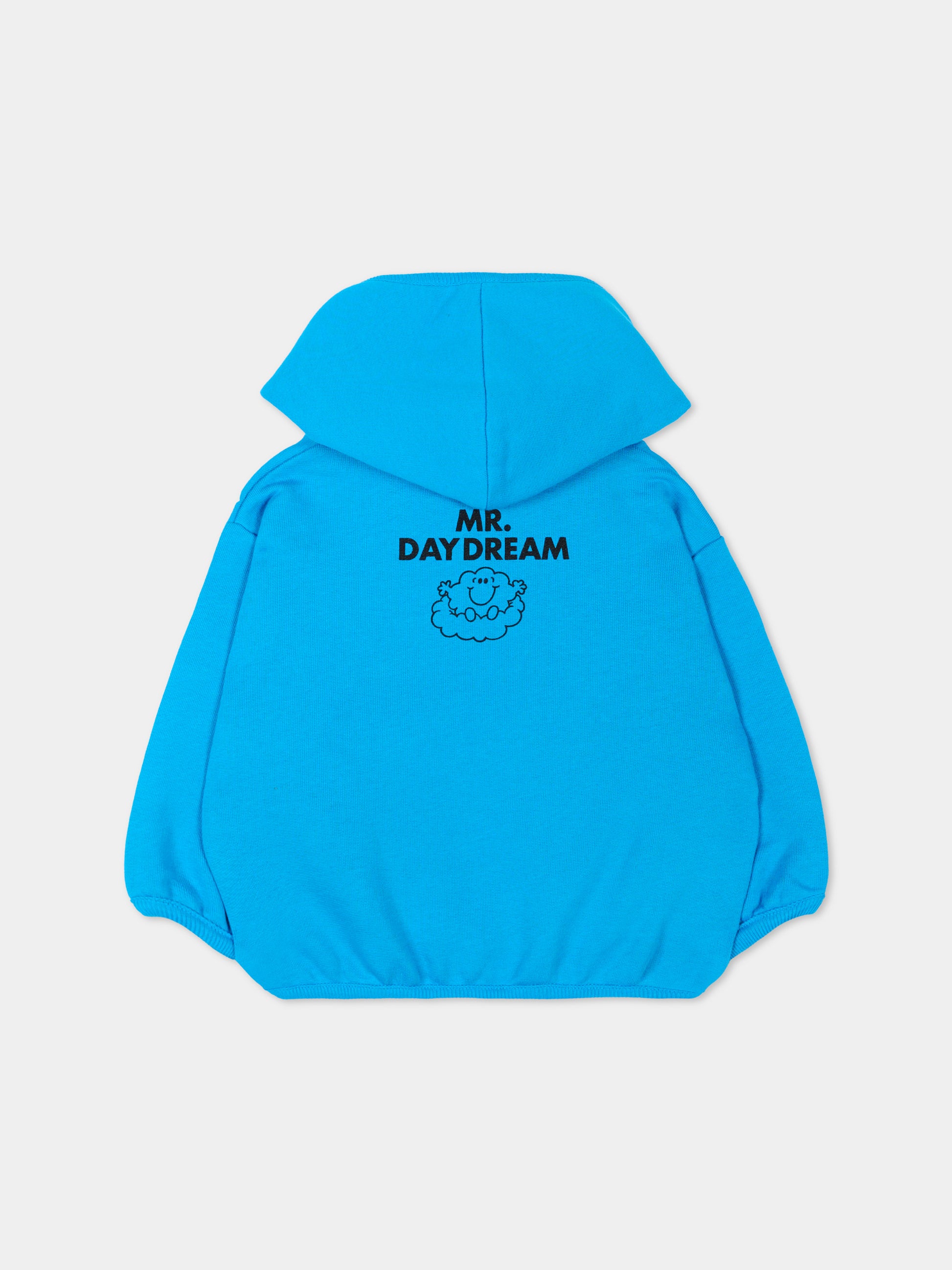 Felpa azzurra con cappuccio per neonato,Gucci Kids,791890 XJHP6 4071