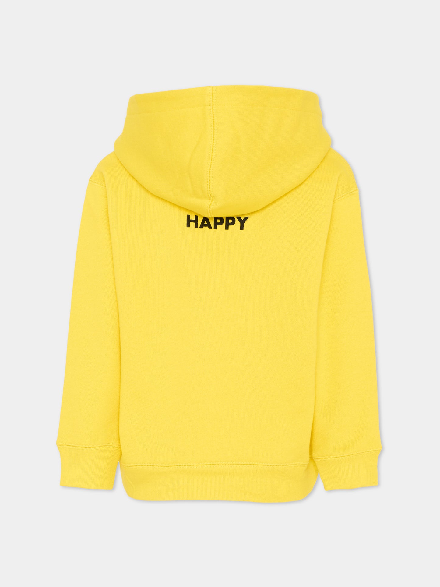 Felpa gialla per bambini con Mr. Happy,Gucci Kids,855554 XJHPF 7005