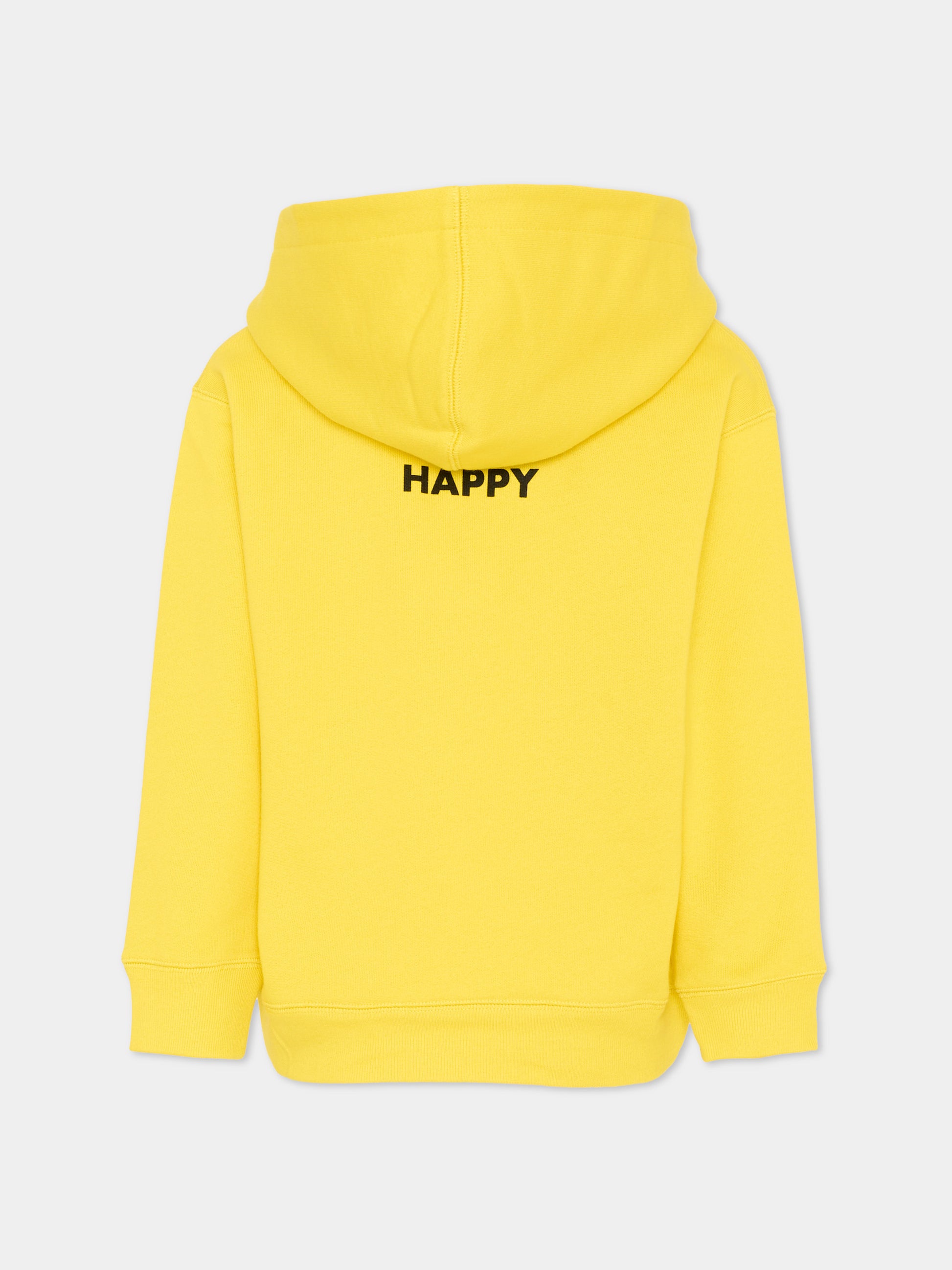 Felpa gialla per bambini con Mr. Happy,Gucci Kids,855554 XJHPF 7005