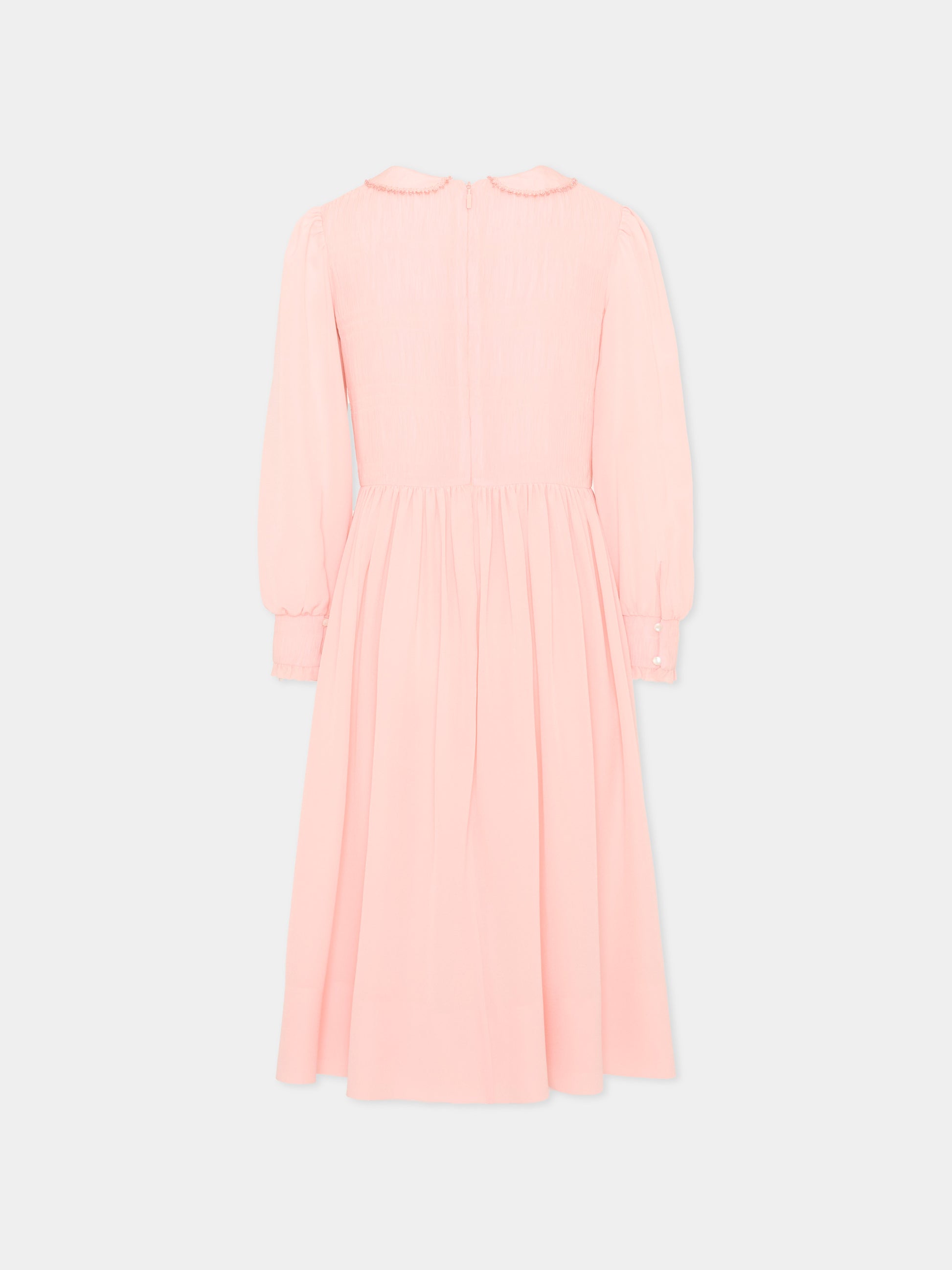Abito rosa per bambina,Gucci Kids,827818 ZAHDU 5131