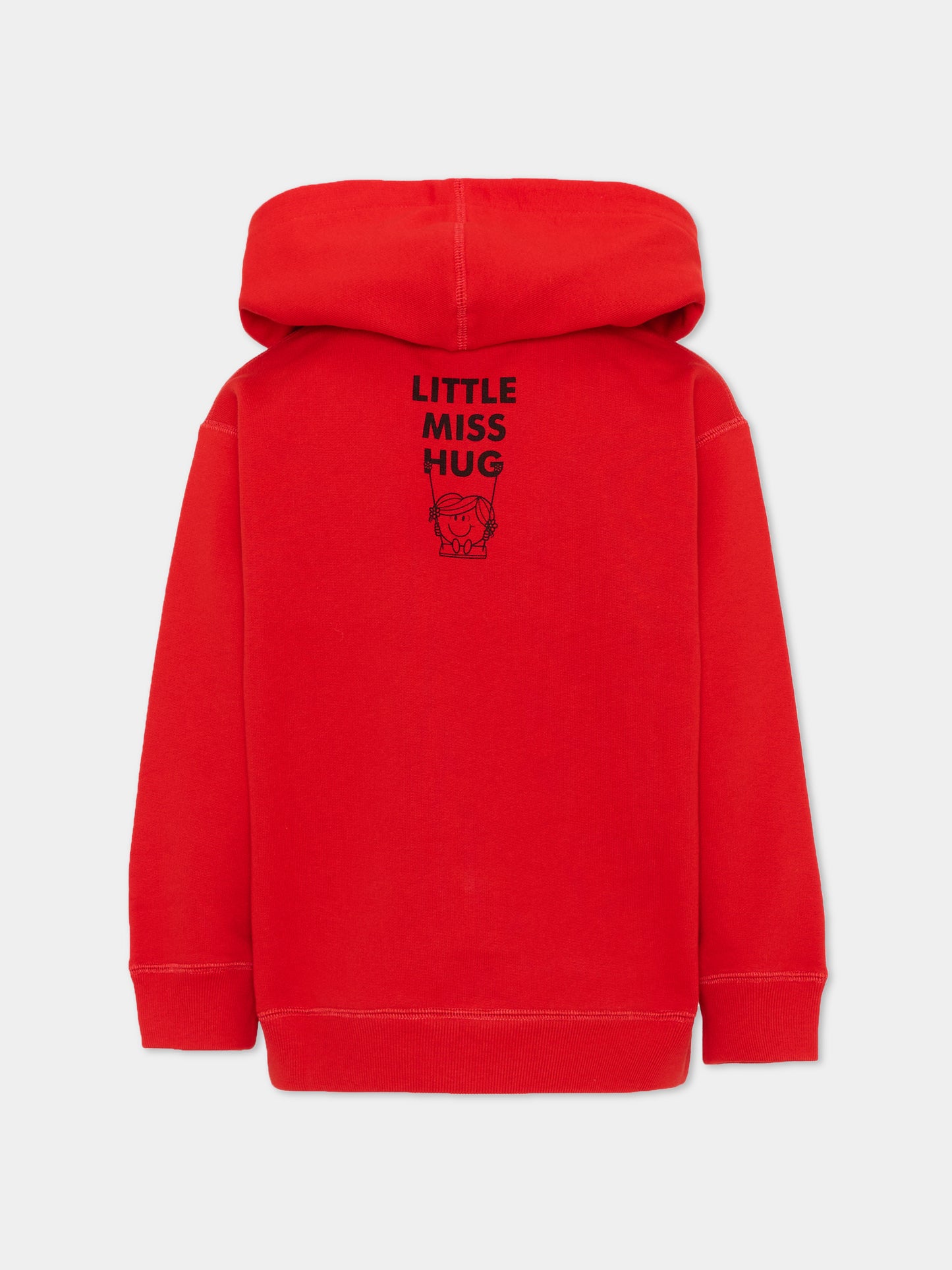 Felpa rossa con cappuccio per bambina,Gucci Kids,857454 XJHRA 6178