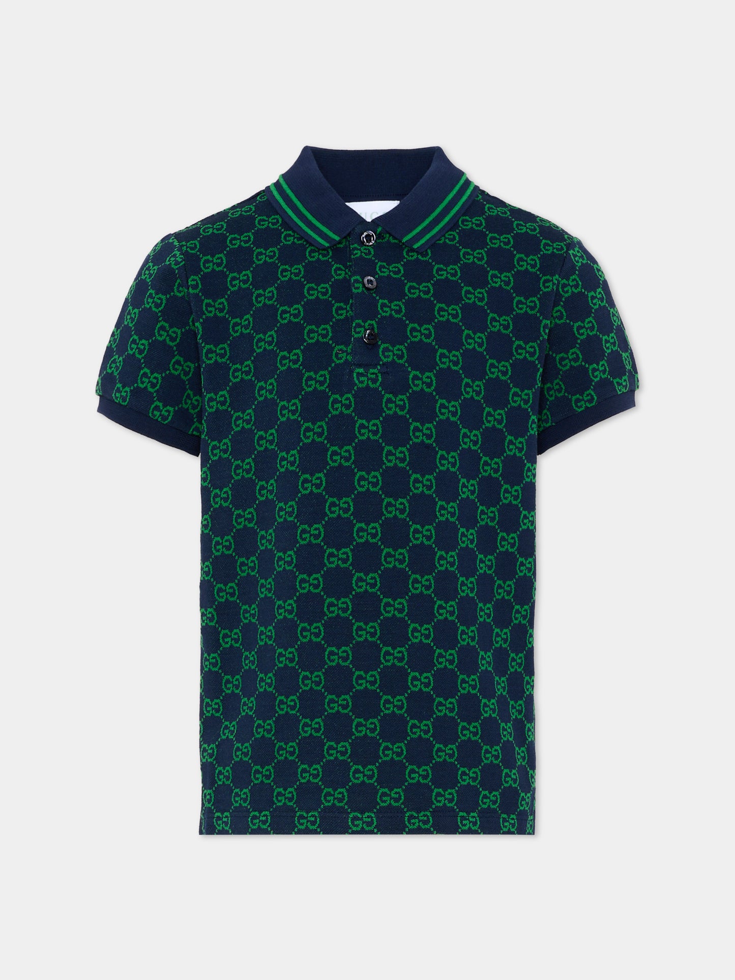 Polo multicolor GG per bambini