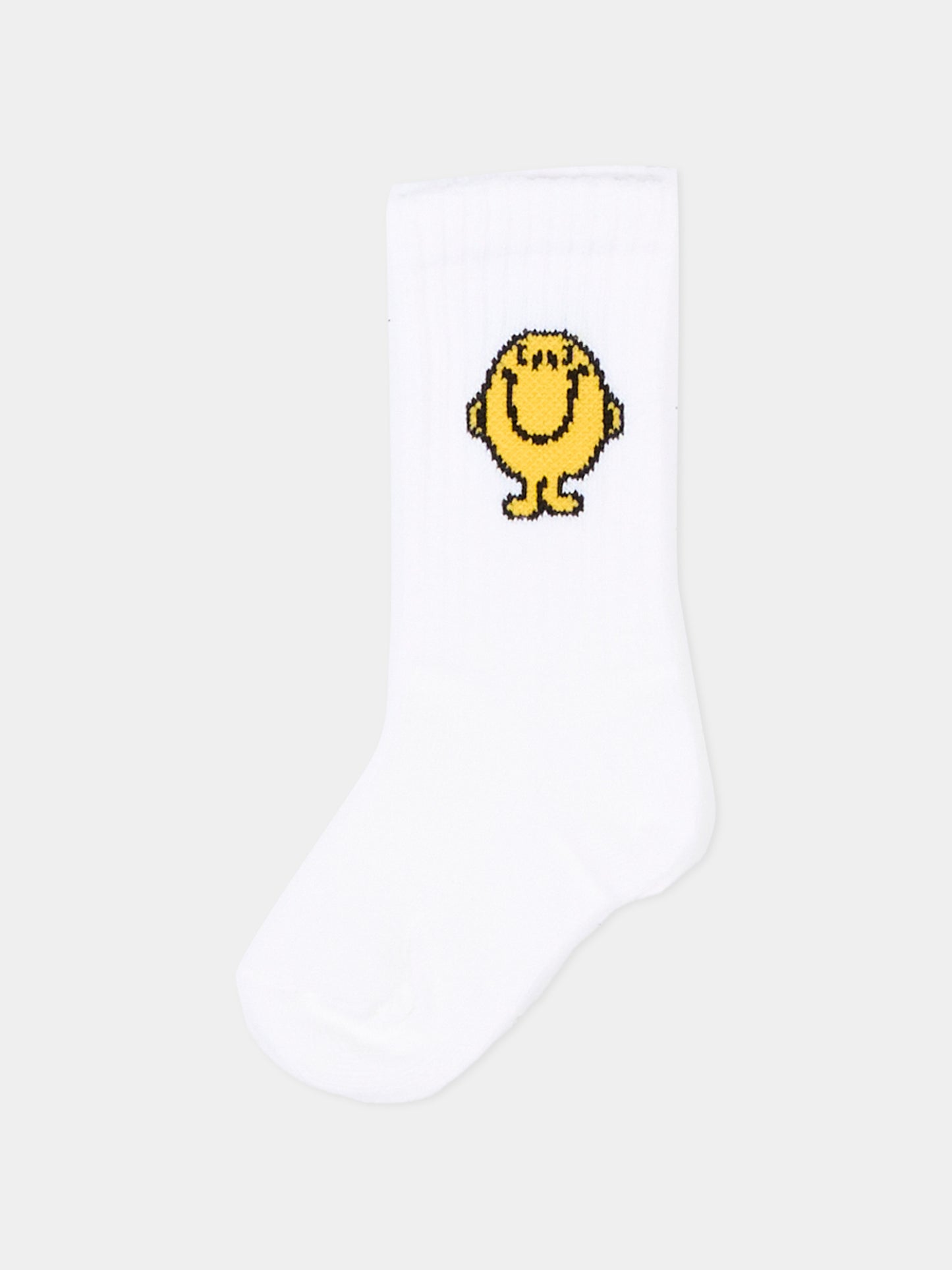 Calze bianche per neonati con Mr. HAppy,Gucci Kids,857167 3KAB7 9000
