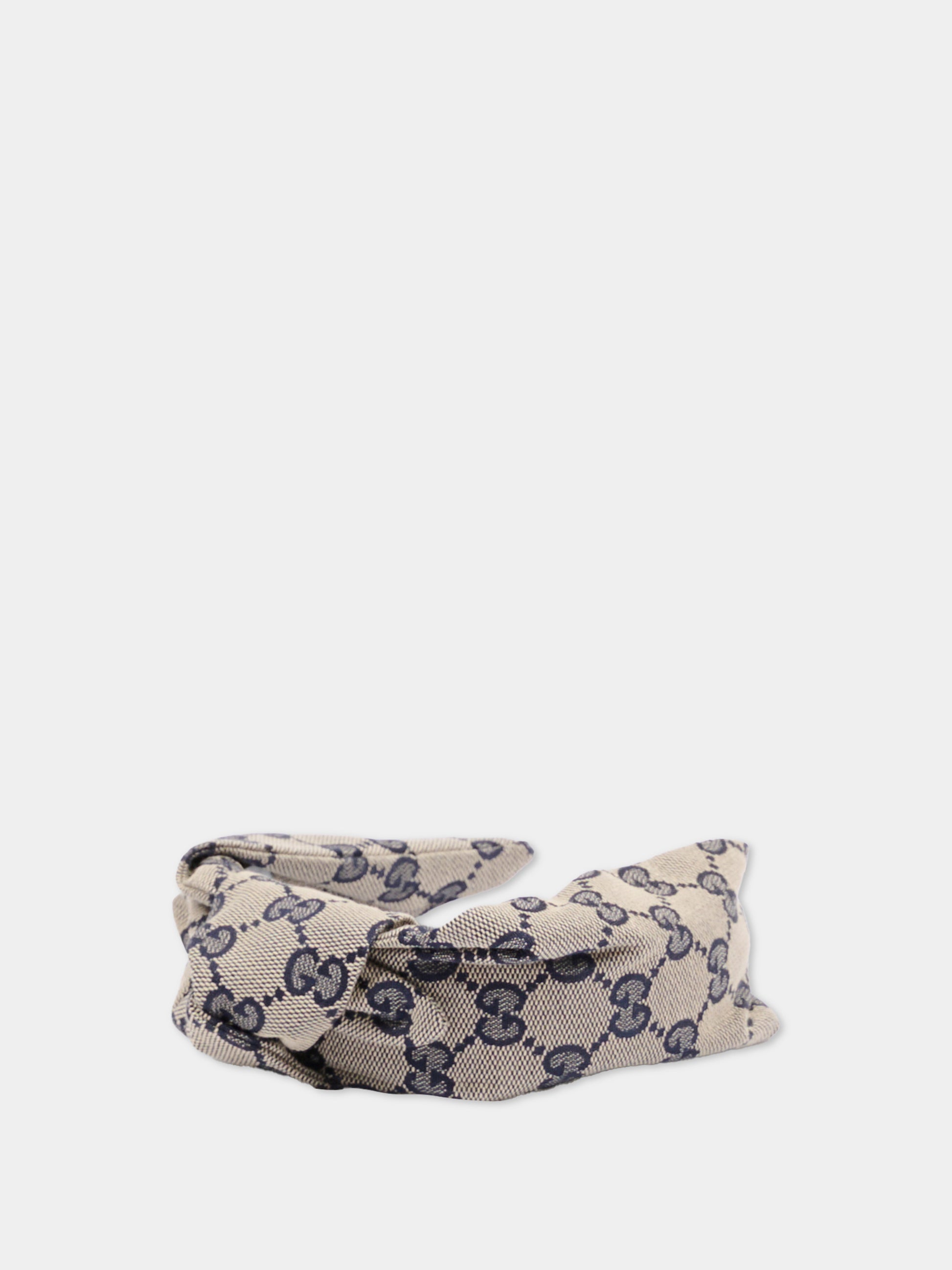 Cerchietto beige per bambina con GG,Gucci Kids,794600 KQW00 4000