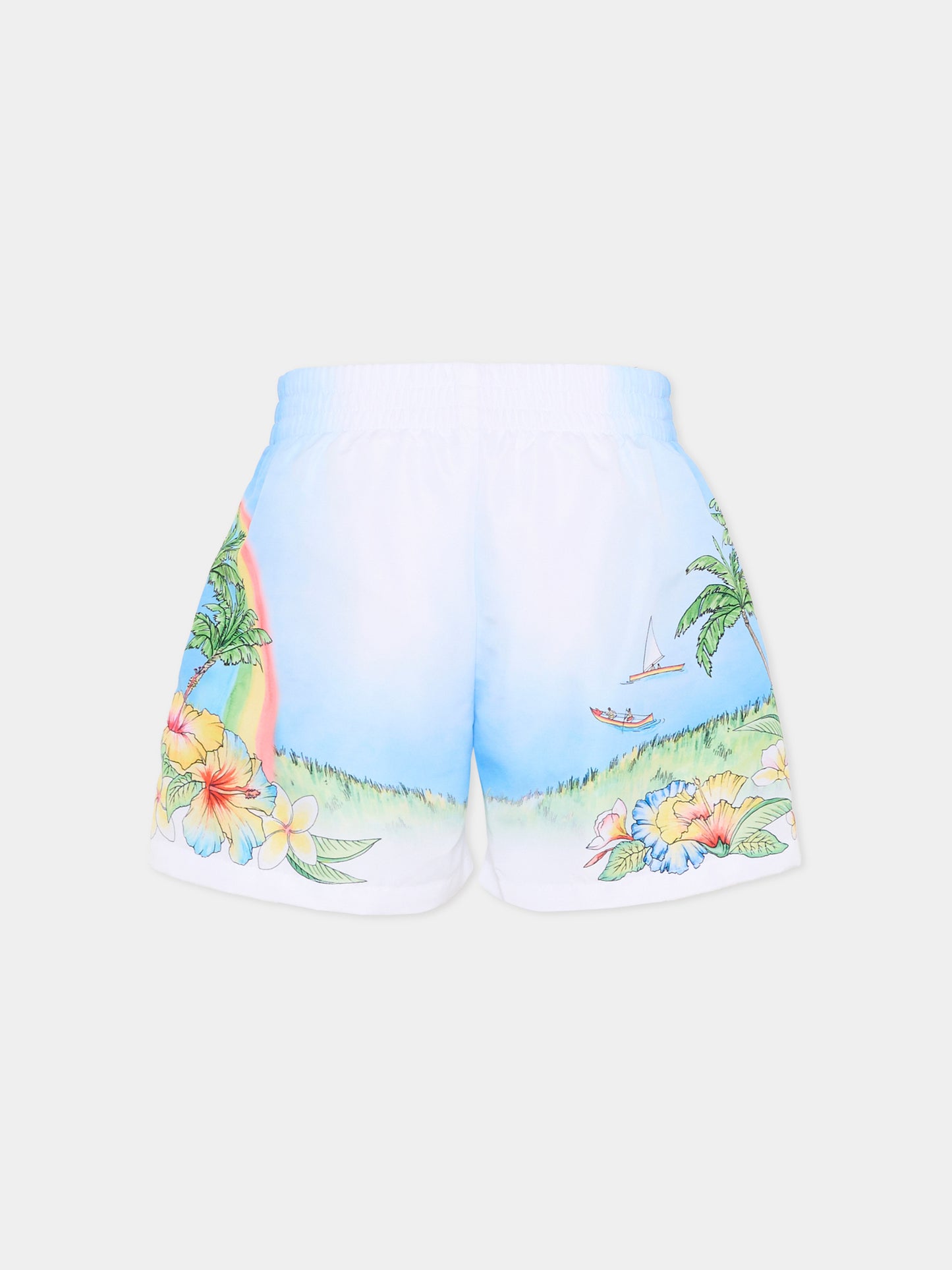 Boxer mare multicolor per bambino con stampa Aloha,Casablanca,KSP26 TR 063 02 EX BC