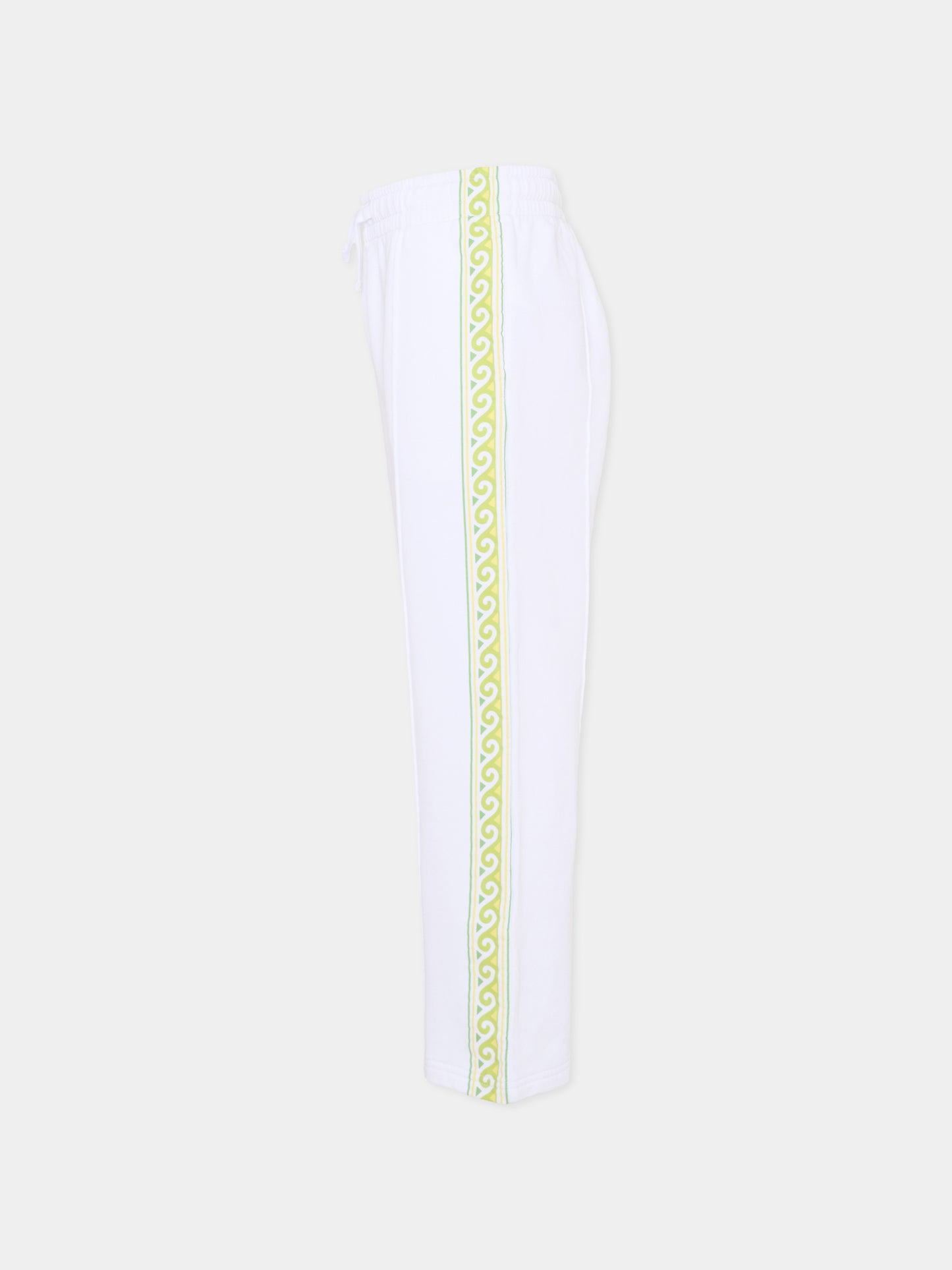 Pantaloni bianchi per bambini con onde,Casablanca,KSP26 JTR 265 01 EX BC