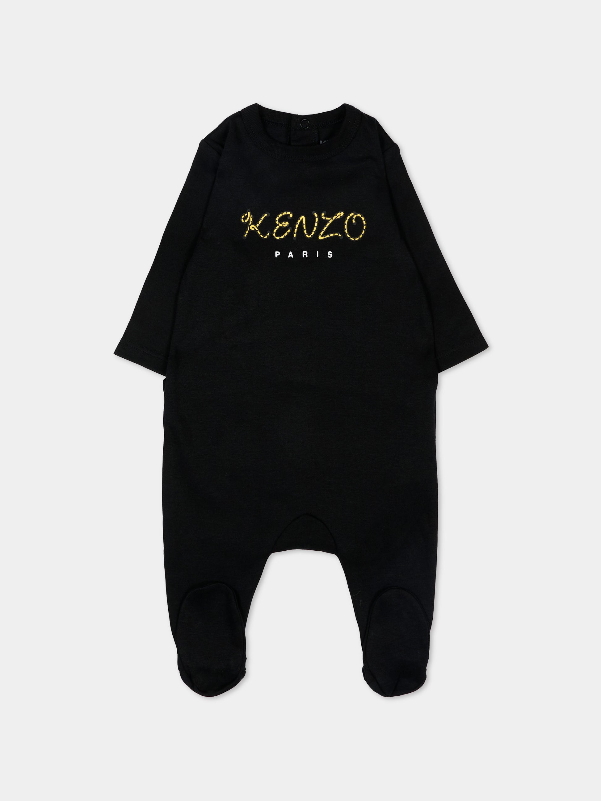 Set tutine blu per neonato con logo,Kenzo Kids,K61616 095