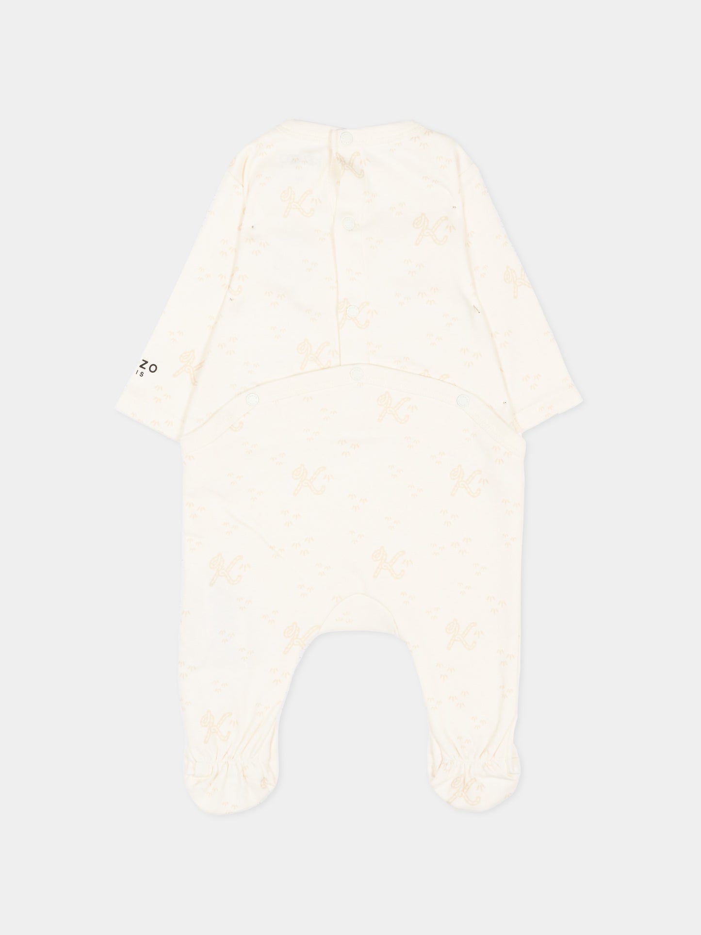 Set tutine blu per neonato con logo,Kenzo Kids,K61616 095