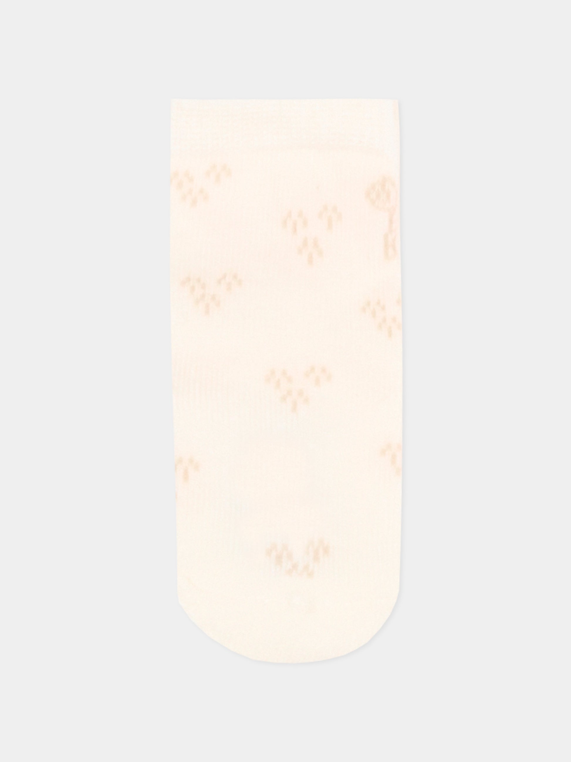 Set calzini beige per neonata con tigre,Kenzo Kids,K61824 C21