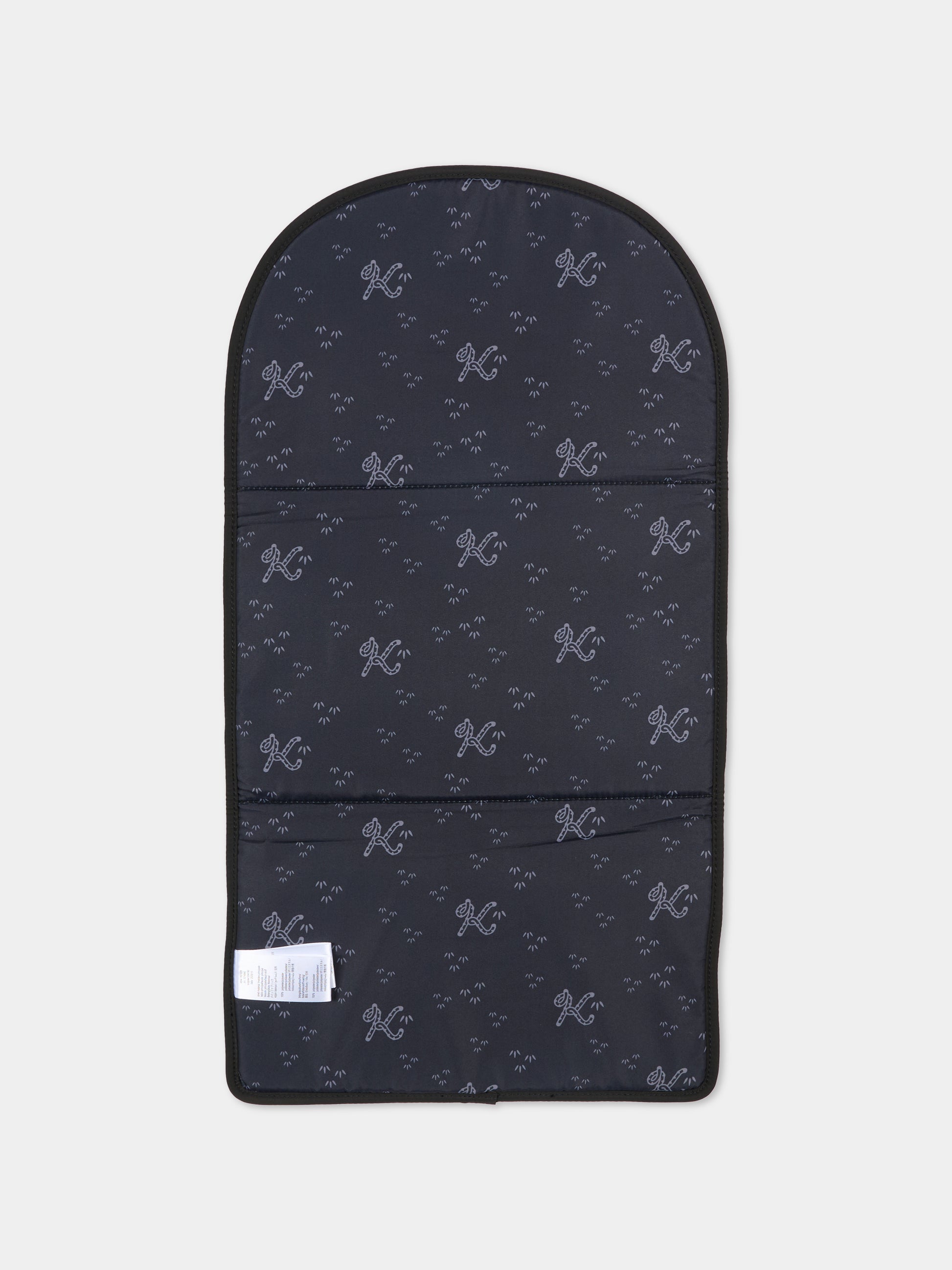 Borsa mamma nera per neonati con logo,Kenzo Kids,K61828 095