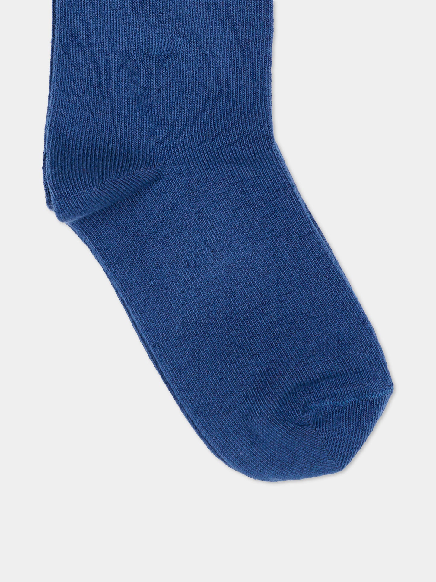 Calza blu per bambini con logo Tiger,Kenzo Kids,K61835 84N