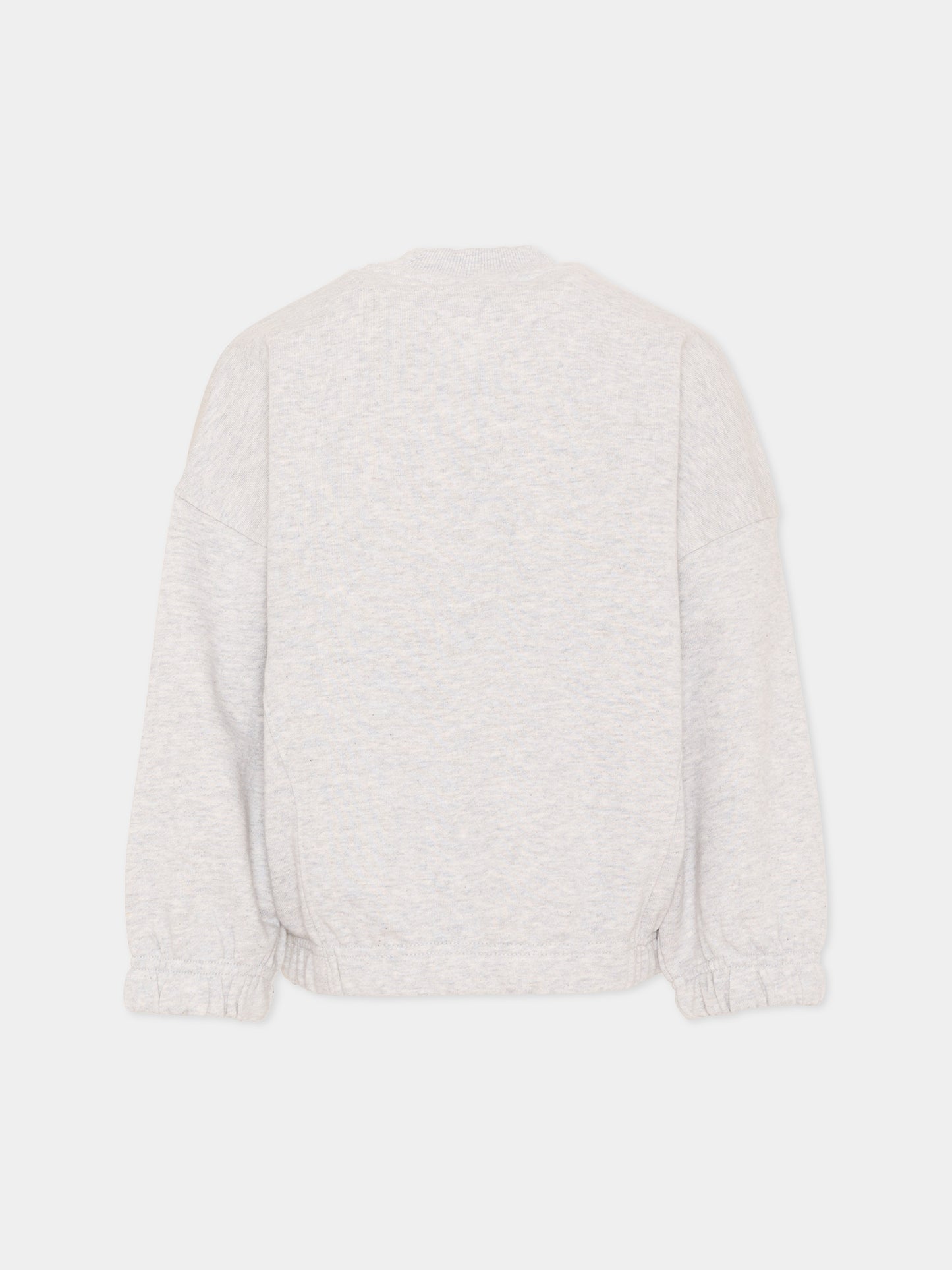 Felpa grigia per bambini con logo Tiger,Kenzo Kids,K61877 A16