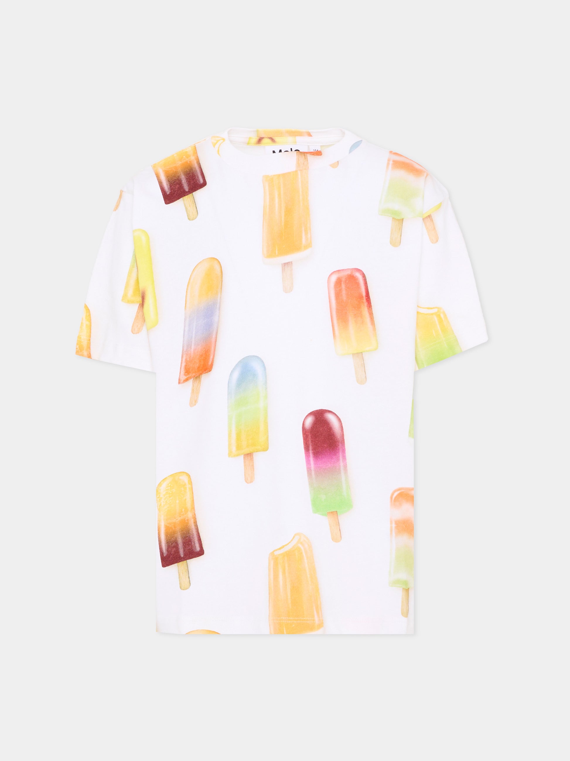 T-shirt multicolor Riley per bambini con ghiaccioli,Molo,1S26A213 9562